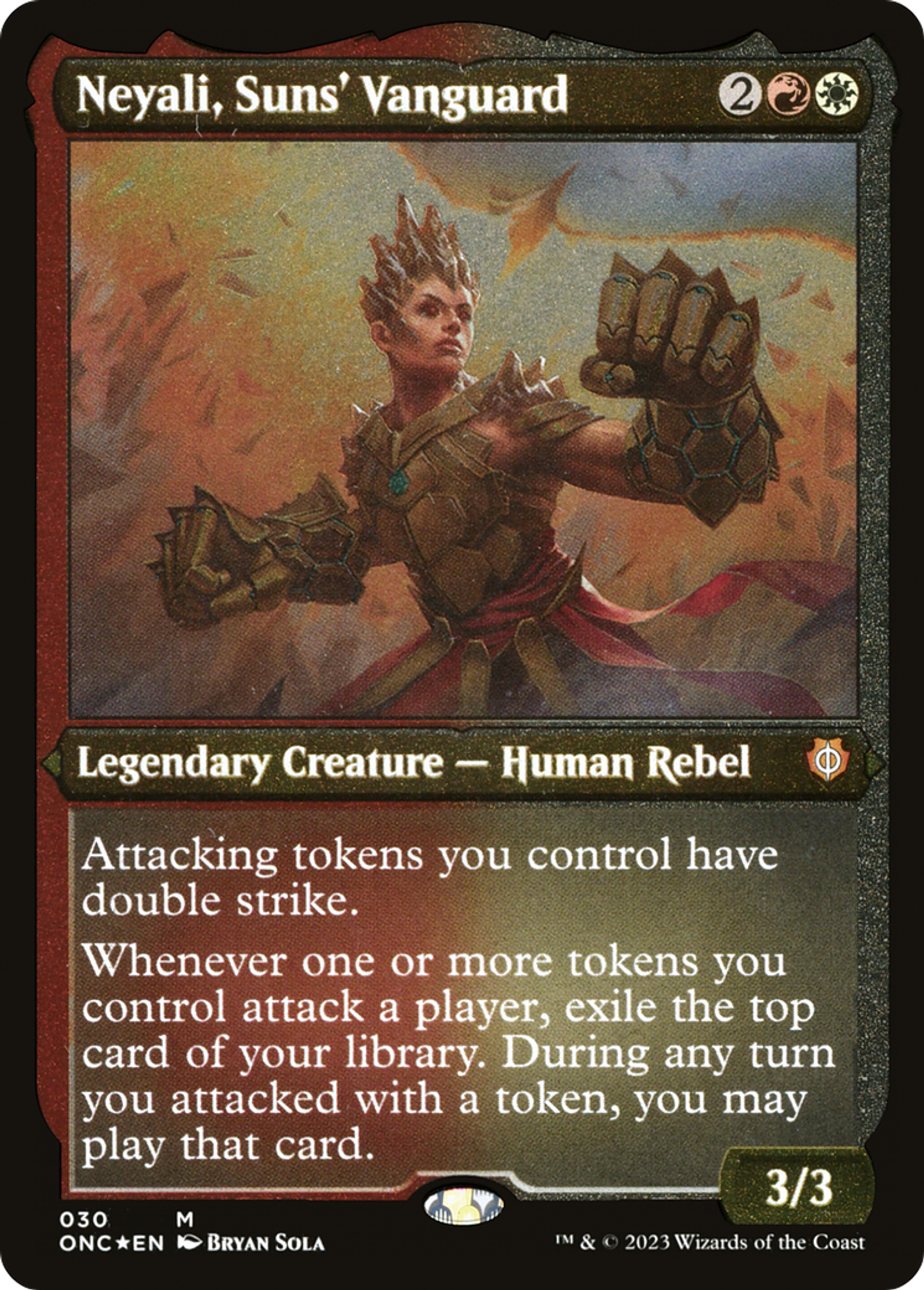 Neyali, avant-garde des soleils — Phyrexia: All Will Be One Commander — Magic: The Gathering