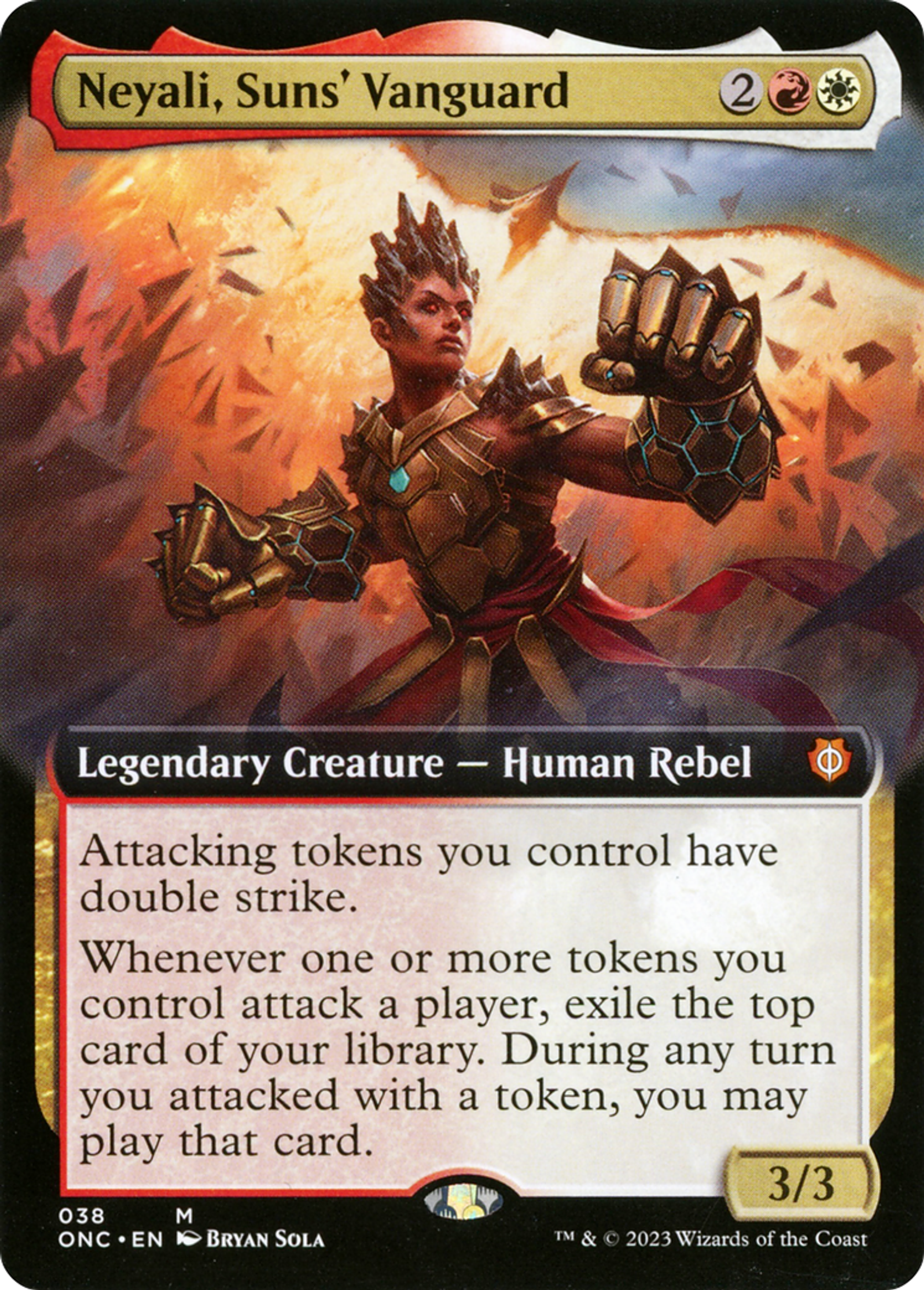 Neyali, avant-garde des soleils — Phyrexia: All Will Be One Commander — Magic: The Gathering