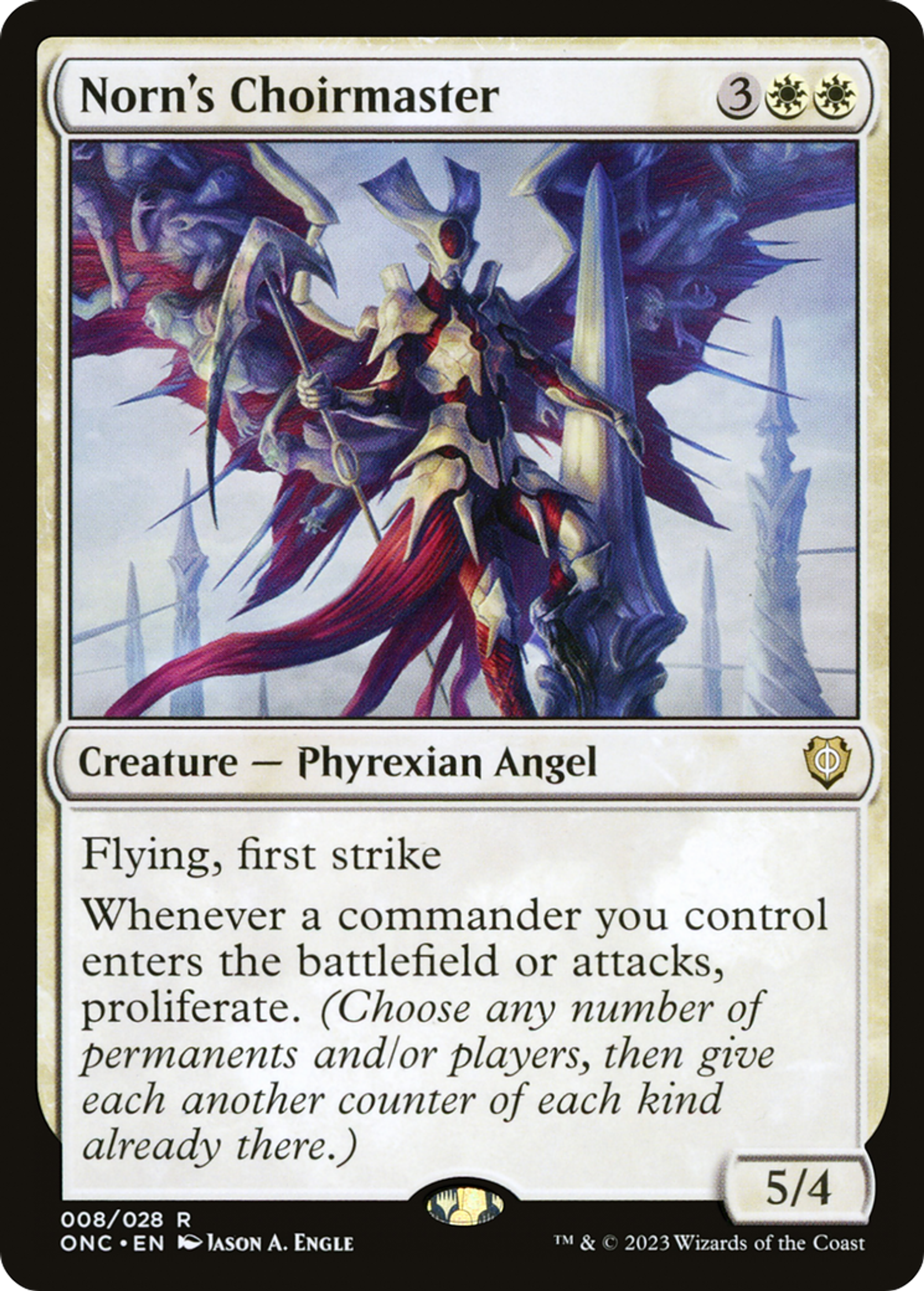 Maître de chapelle de Norn — Phyrexia: All Will Be One Commander — Magic: The Gathering