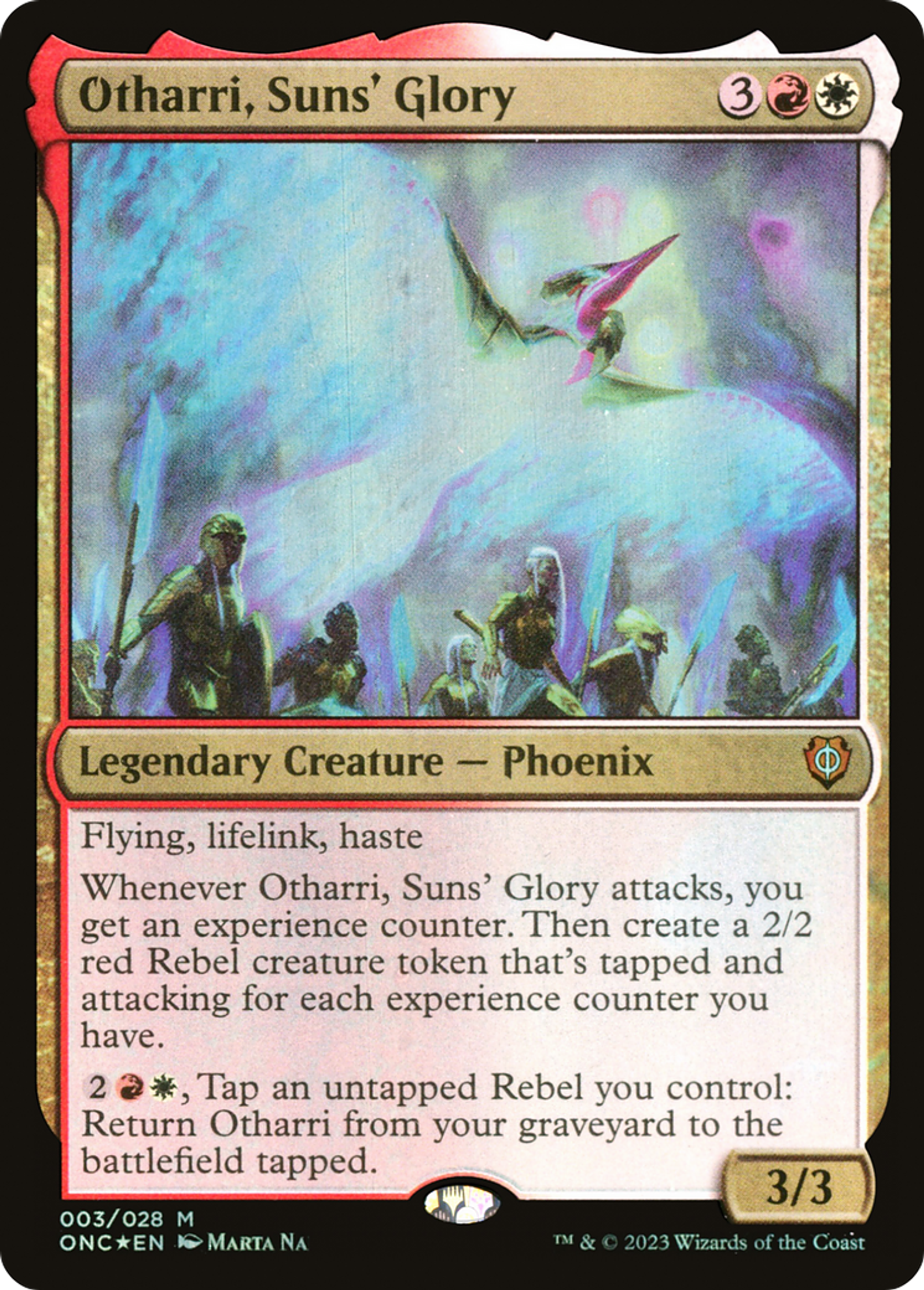 Otharri, gloire des soleils — Phyrexia: All Will Be One Commander — Magic: The Gathering