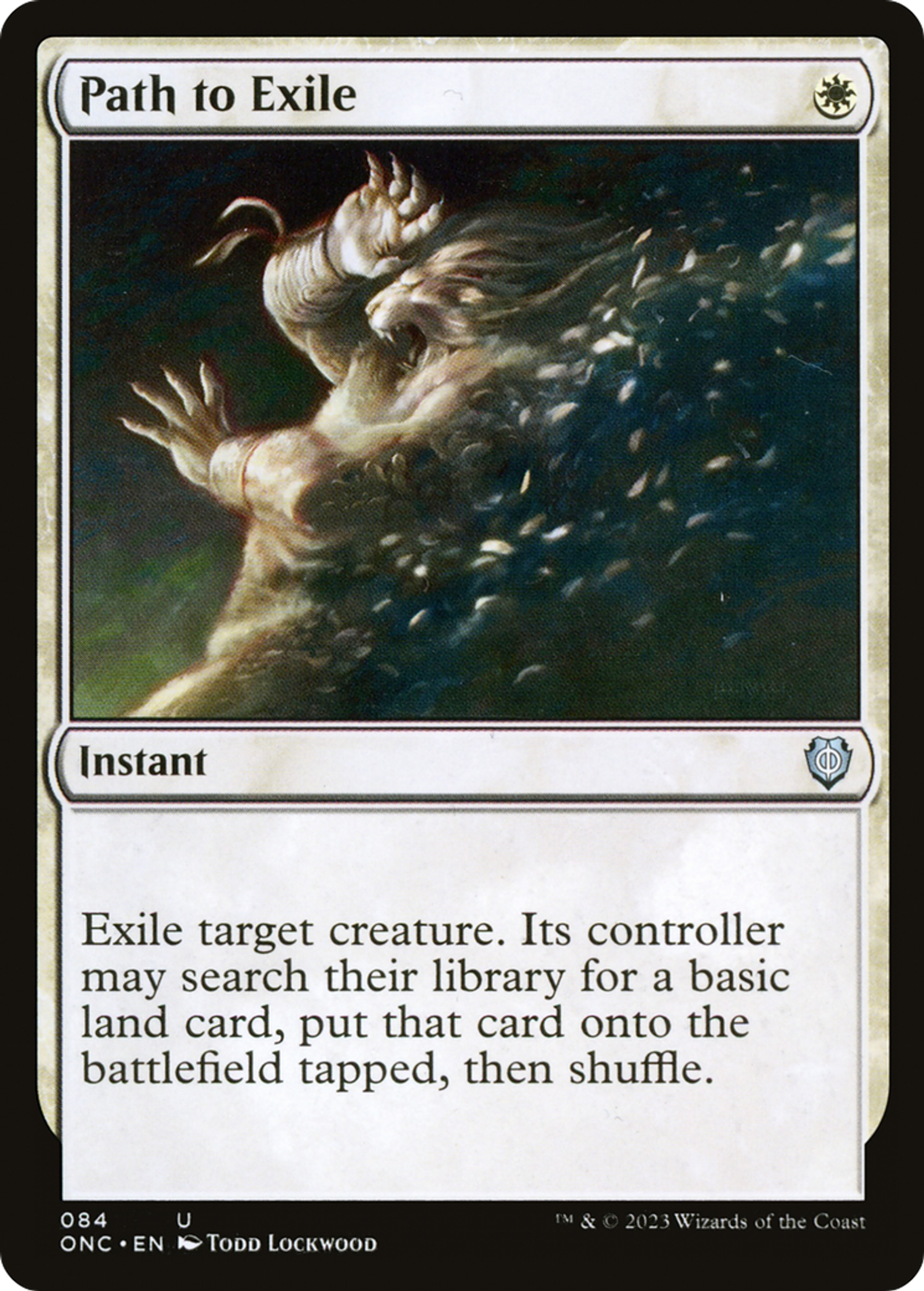Chemin vers l'exil — Phyrexia: All Will Be One Commander — Magic: The Gathering