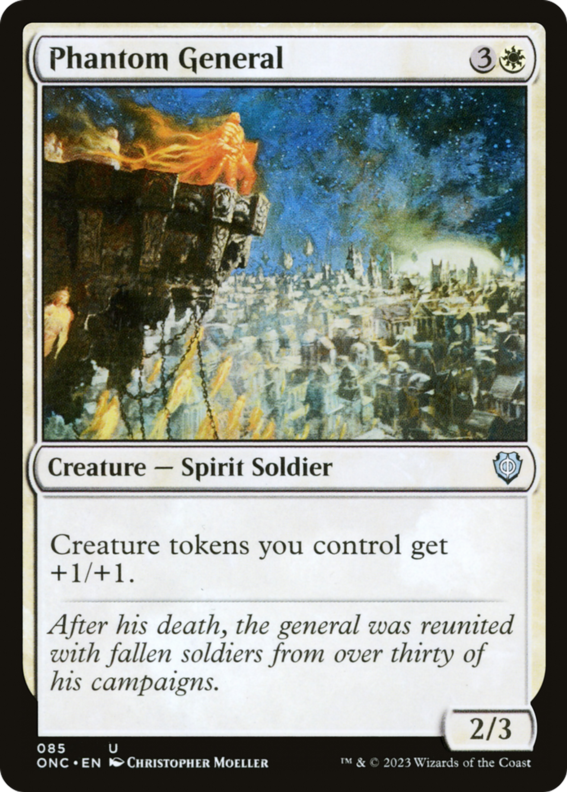 Général fantomatique — Phyrexia: All Will Be One Commander — Magic: The Gathering
