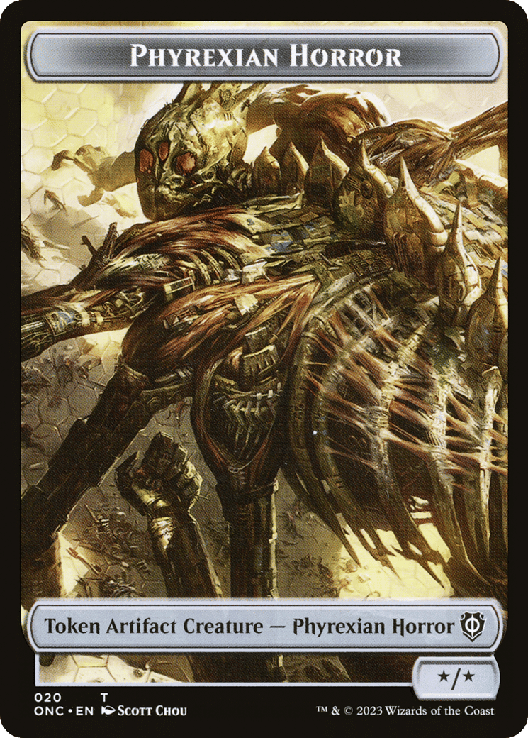 Phyrexian Horror — Phyrexia: All Will Be One Commander — Magic: The Gathering