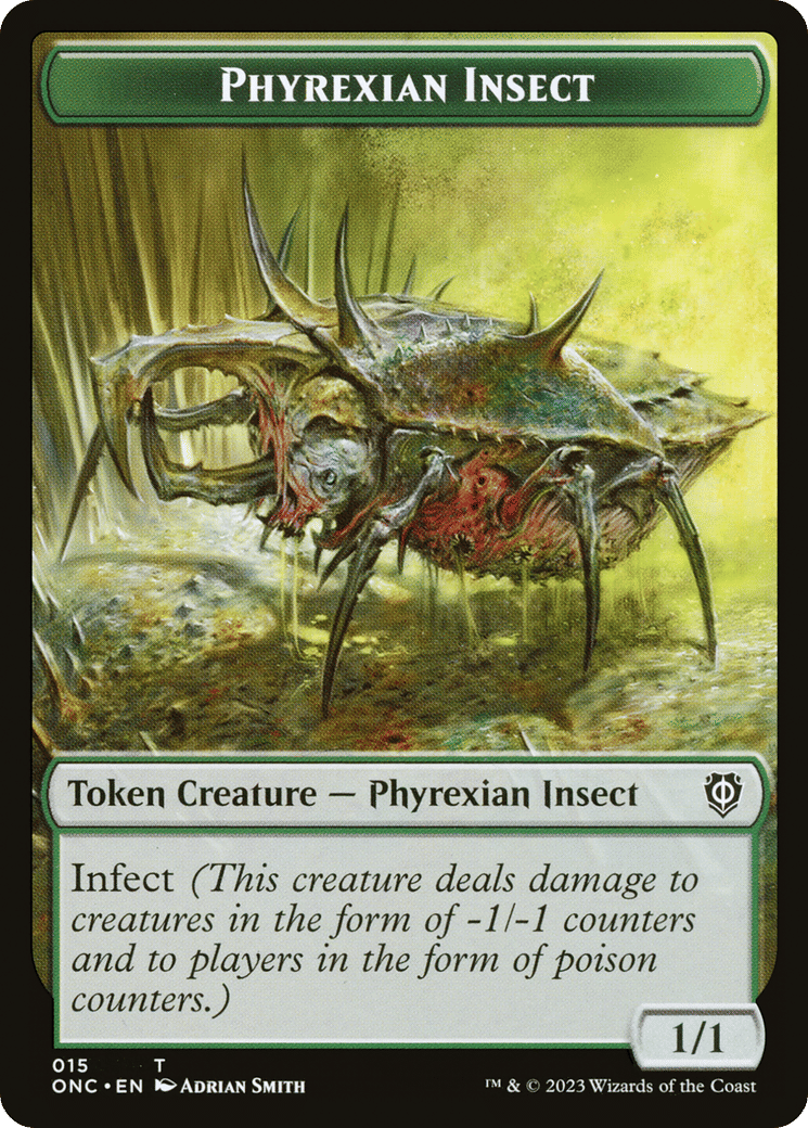 Phyrexian Insect — Phyrexia: All Will Be One Commander — Magic: The Gathering