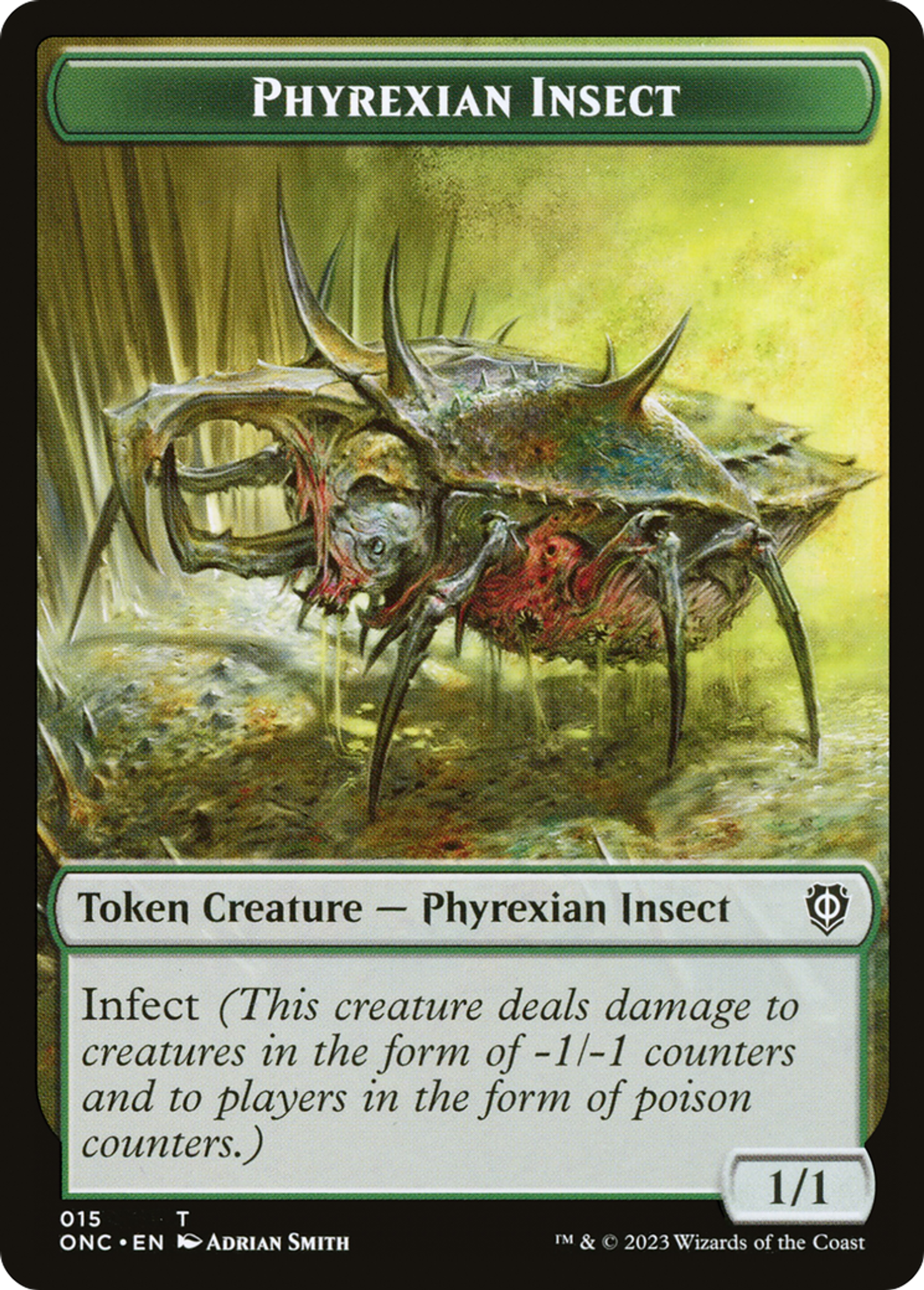 Phyrexian Insect — Phyrexia: All Will Be One Commander — Magic: The Gathering