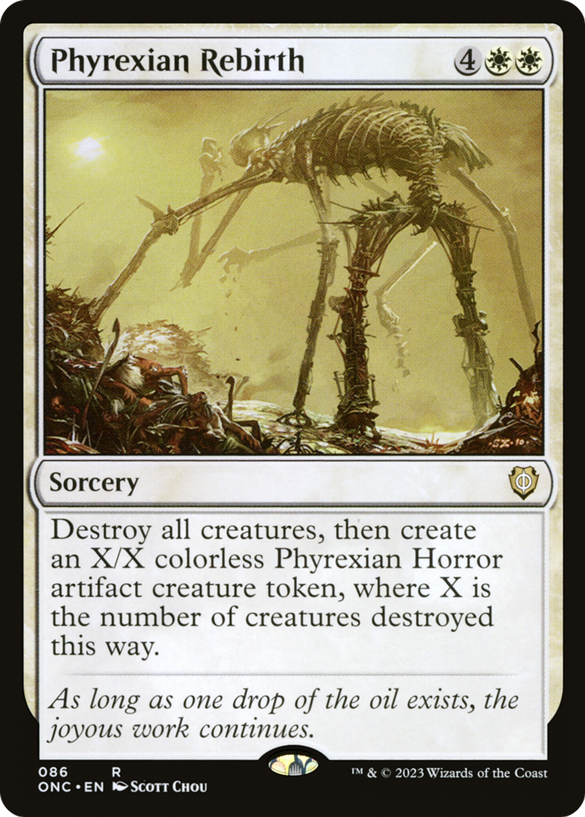 Renaissance phyrexiane — Phyrexia: All Will Be One Commander — Magic: The Gathering