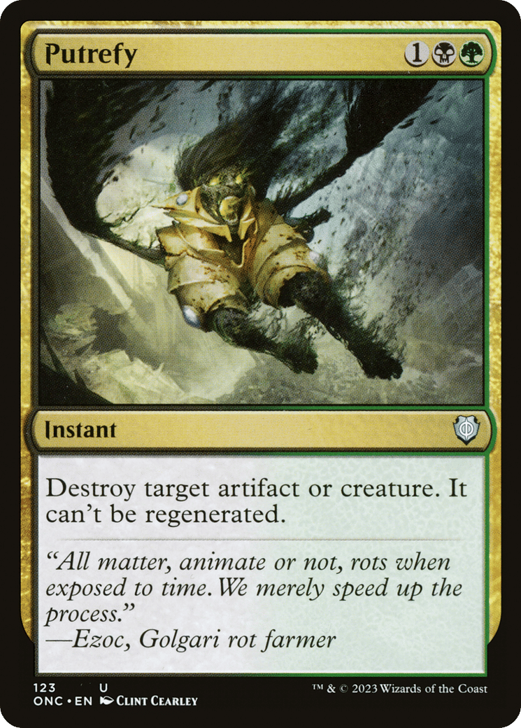 Putrefy — Phyrexia: All Will Be One Commander — Magic: The Gathering