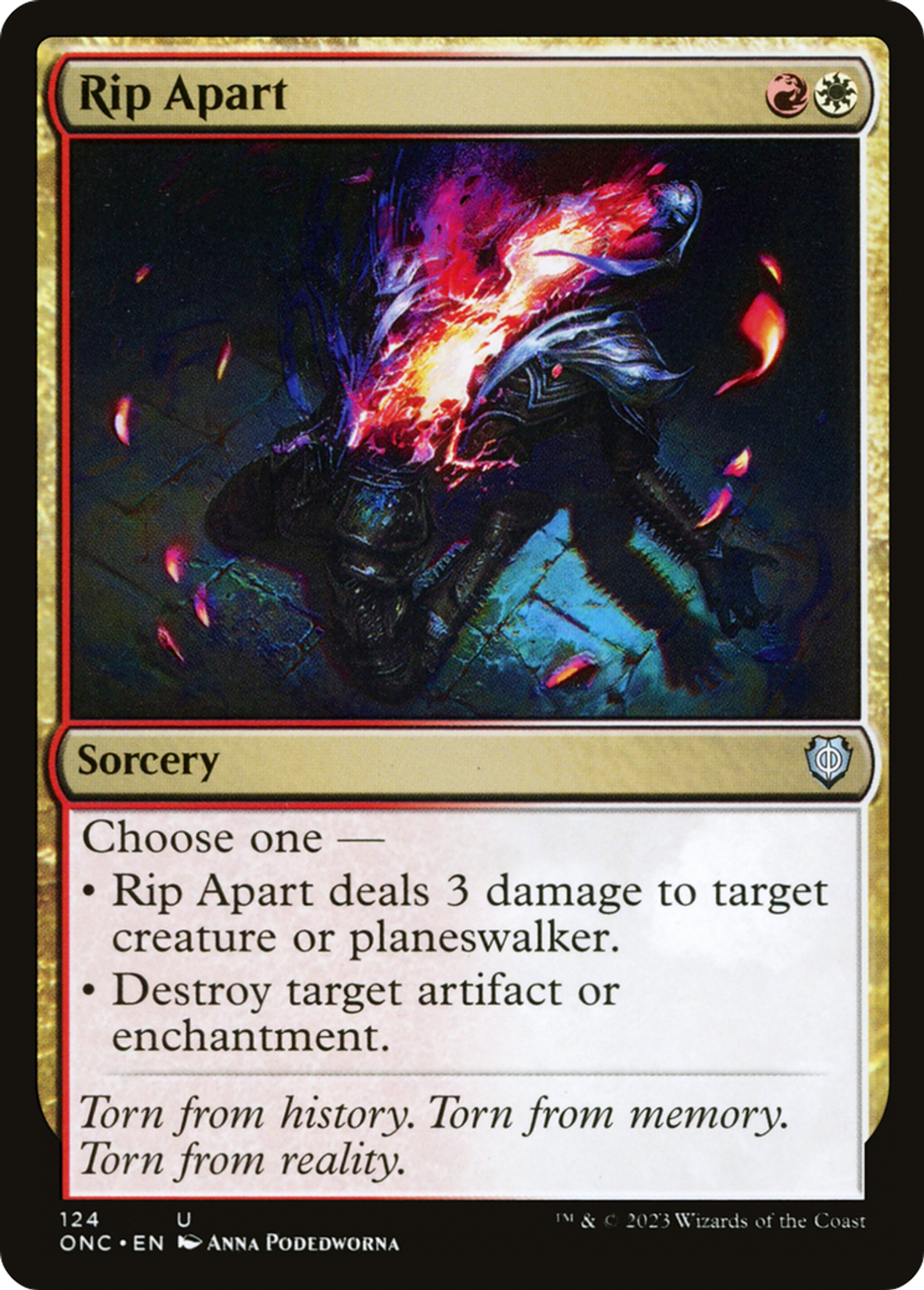 Dilacérer — Phyrexia: All Will Be One Commander — Magic: The Gathering