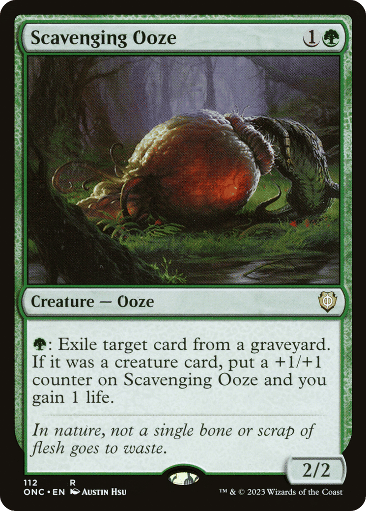 Scavenging Ooze — Phyrexia: All Will Be One Commander — Magic: The Gathering