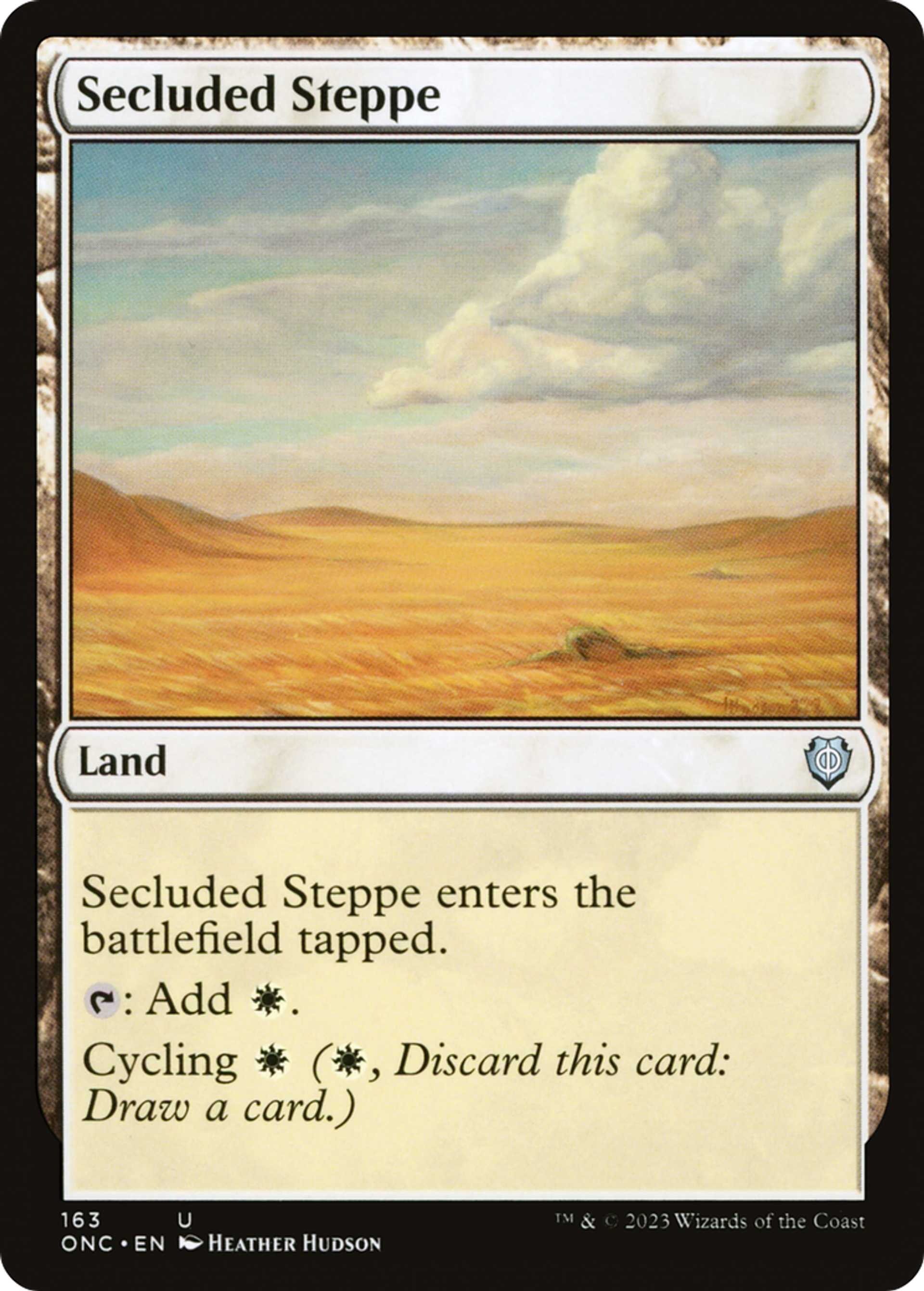 Steppes retirées — Phyrexia: All Will Be One Commander — Magic: The Gathering
