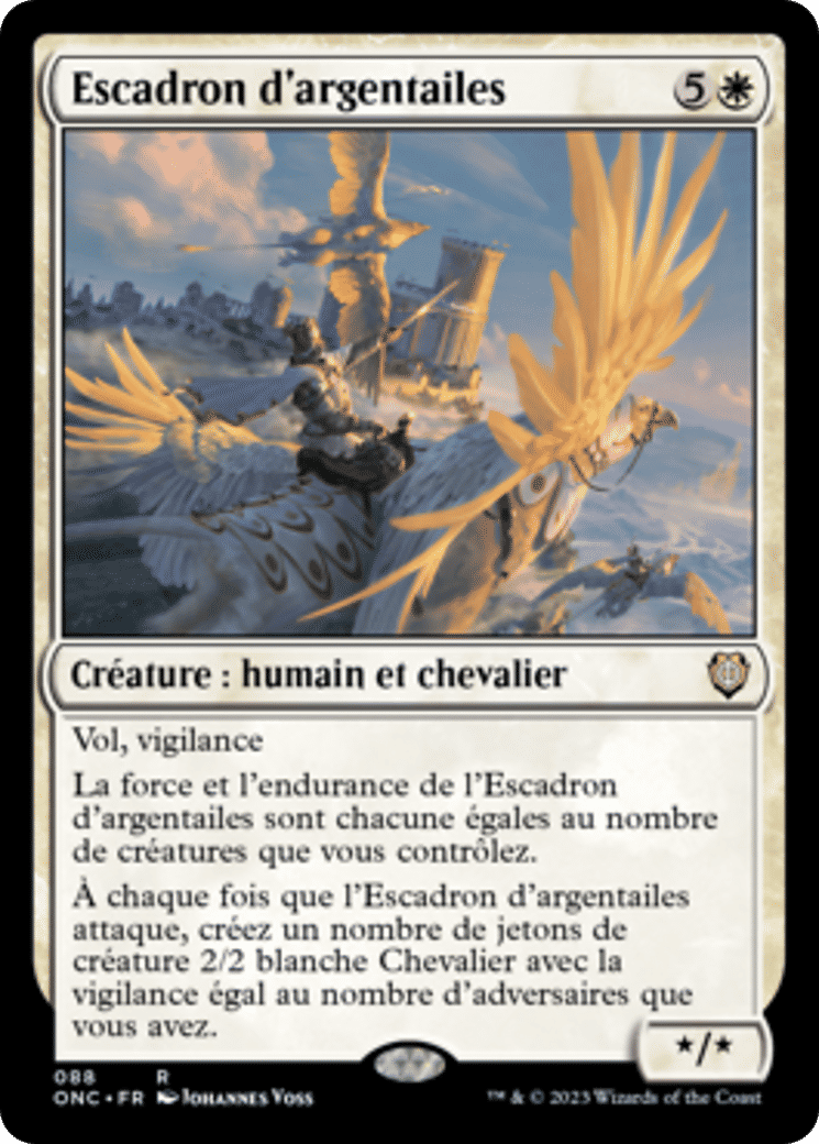 Escadron d'argentailes from Phyrexia: All Will Be One Commander - Magic: The Gathering