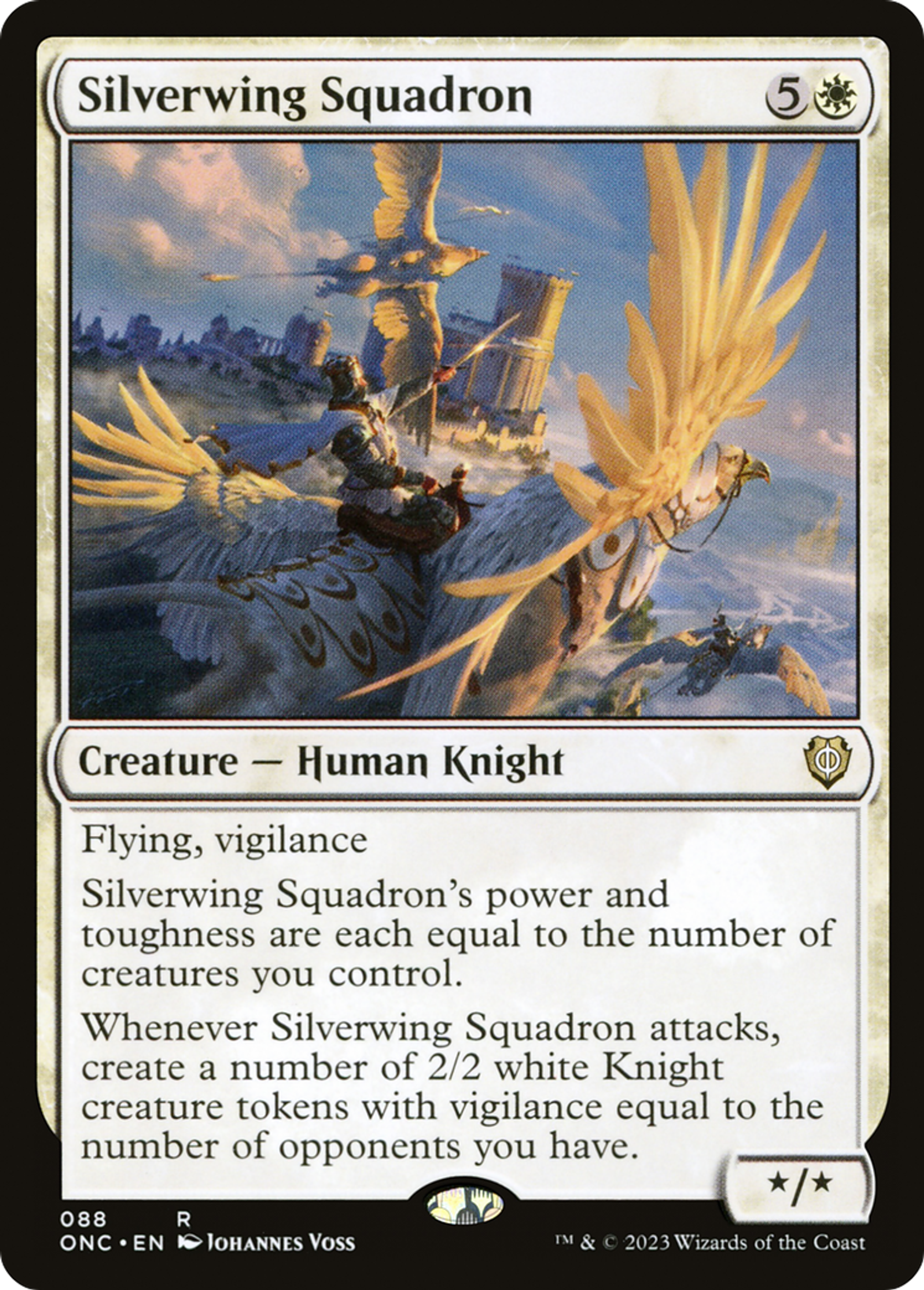 Escadron d'argentailes — Phyrexia: All Will Be One Commander — Magic: The Gathering