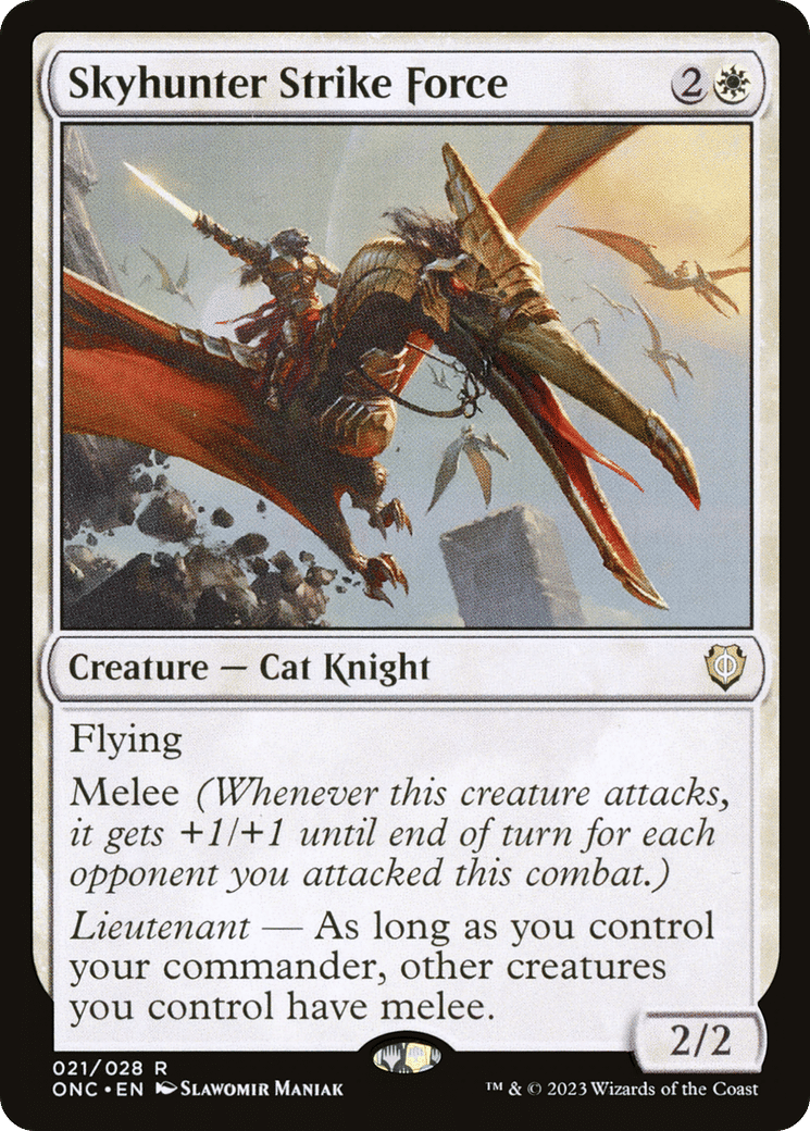Skyhunter Strike Force — Phyrexia: All Will Be One Commander — Magic: The Gathering