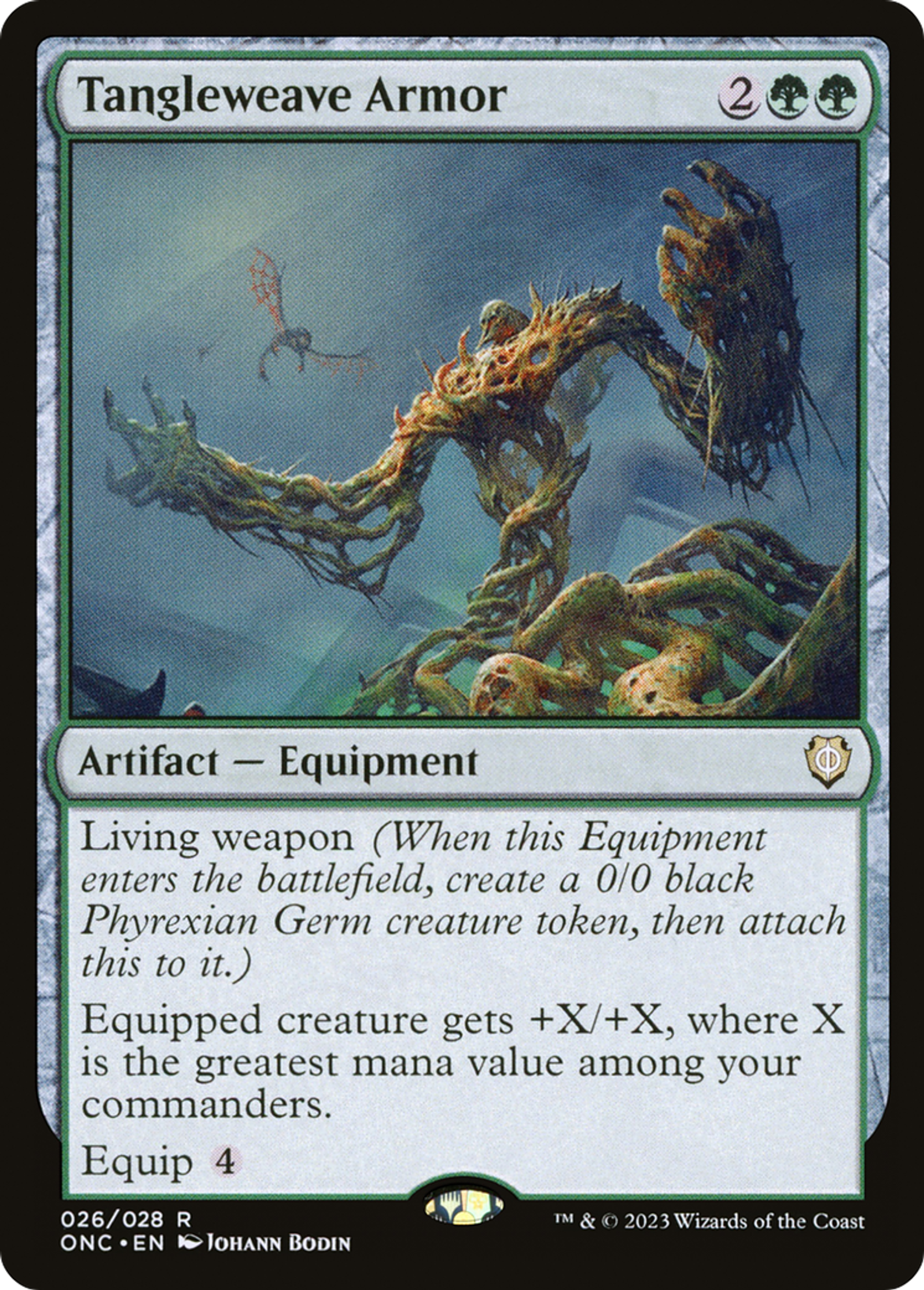 Armure de la Filandre — Phyrexia: All Will Be One Commander — Magic: The Gathering