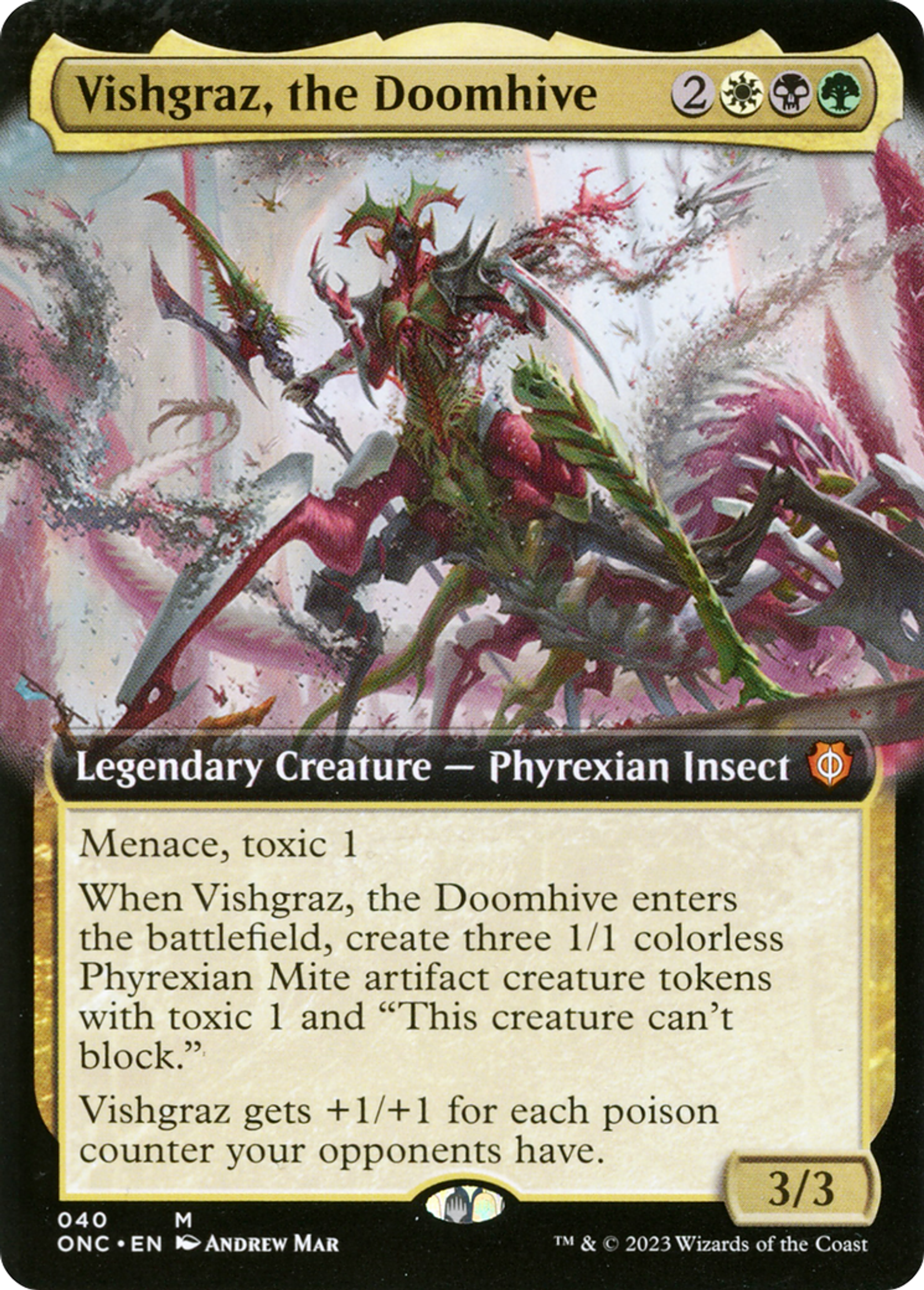 Vishgraz, l'essaim de la mort — Phyrexia: All Will Be One Commander — Magic: The Gathering