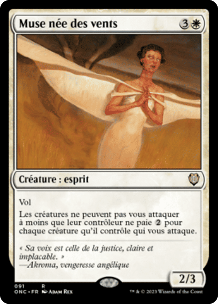 Muse née des vents — Phyrexia: All Will Be One Commander — Magic: The Gathering