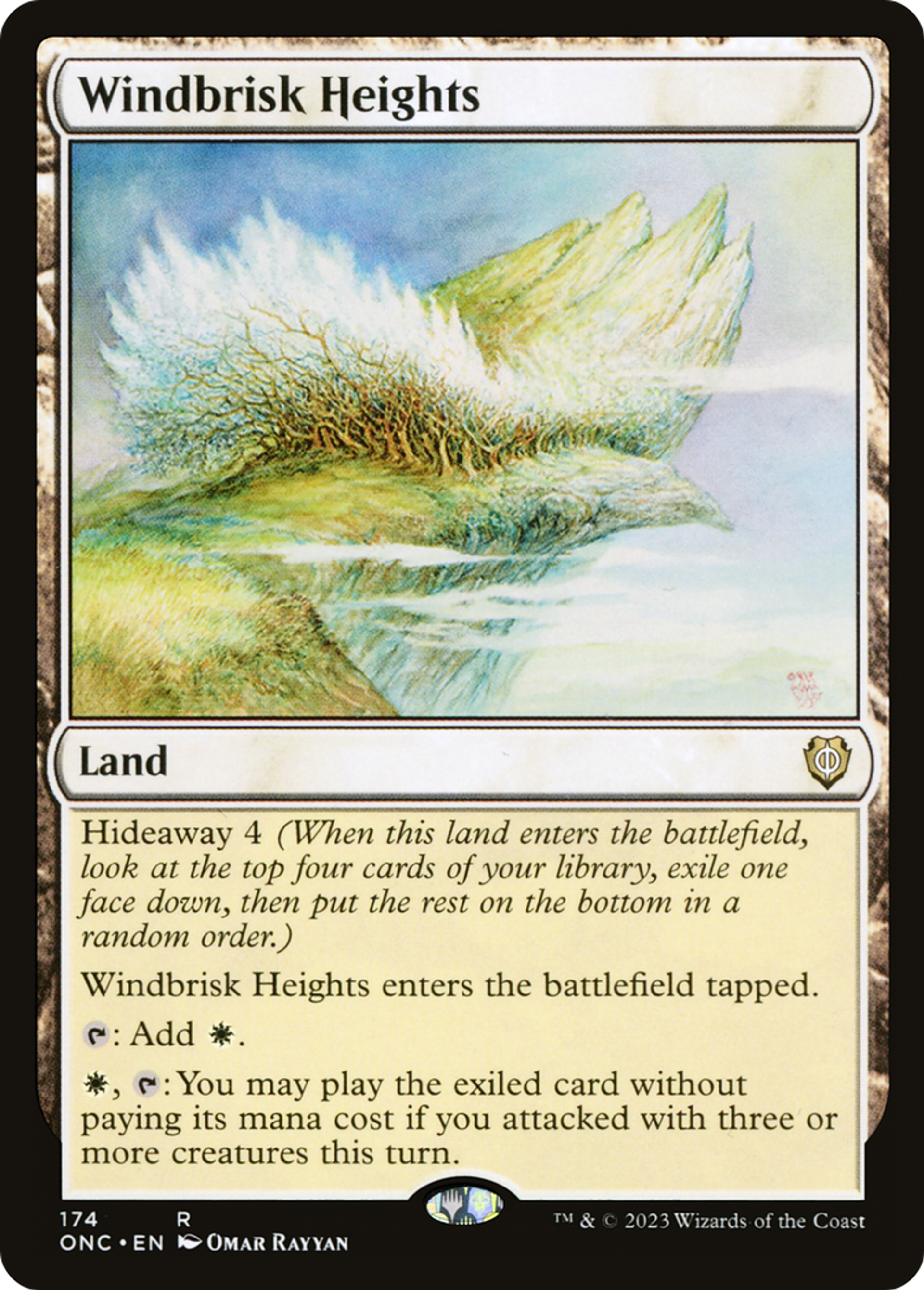 Hauts de Ventabrupt — Phyrexia: All Will Be One Commander — Magic: The Gathering