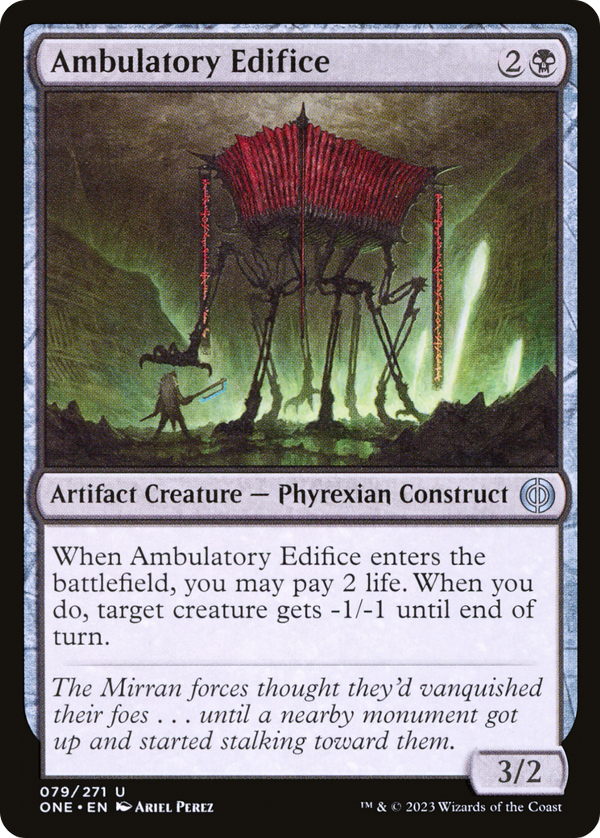 Édifice ambulant — Phyrexia: All Will Be One — Magic: The Gathering