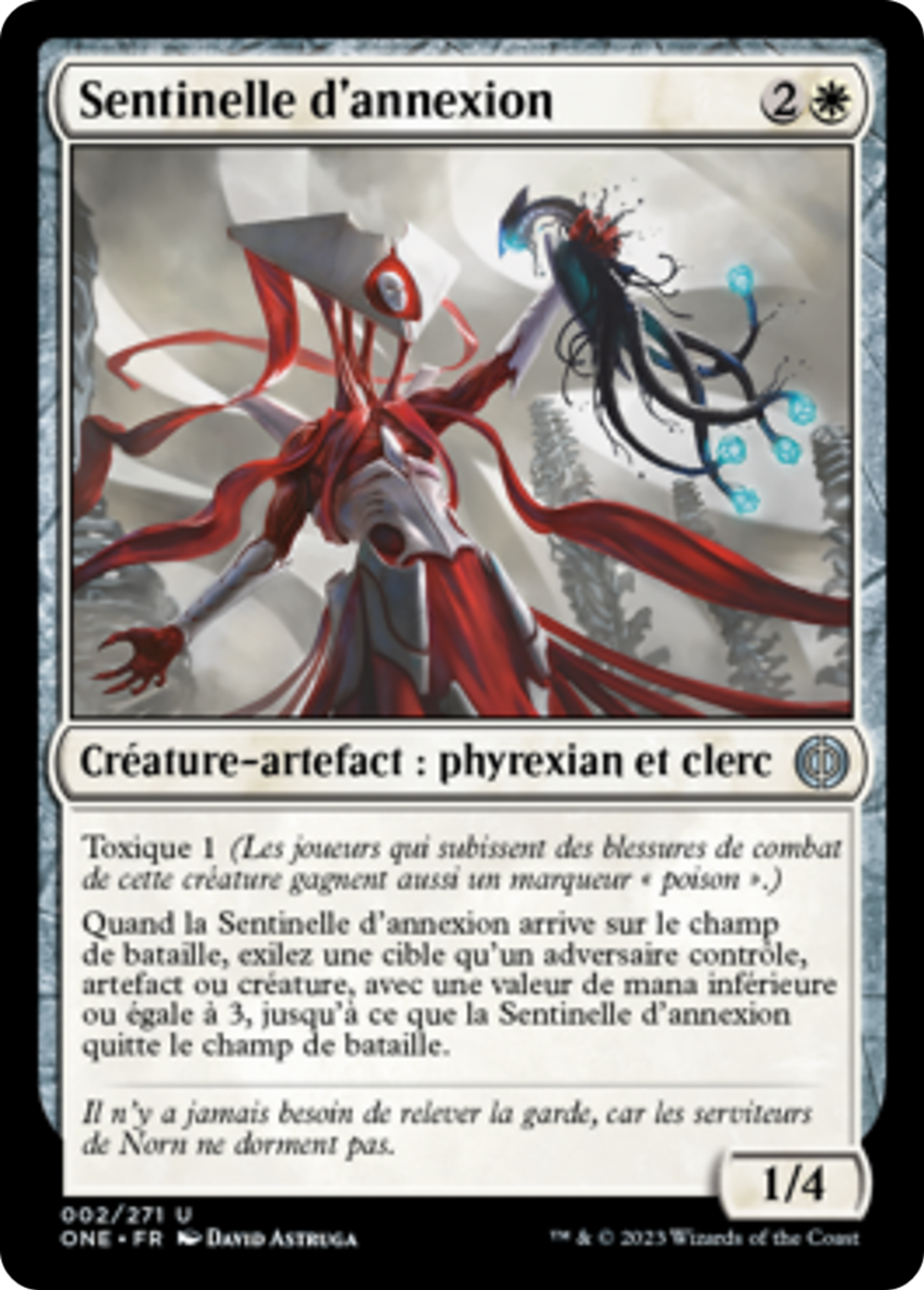 Sentinelle d'annexion — Phyrexia: All Will Be One — Magic: The Gathering