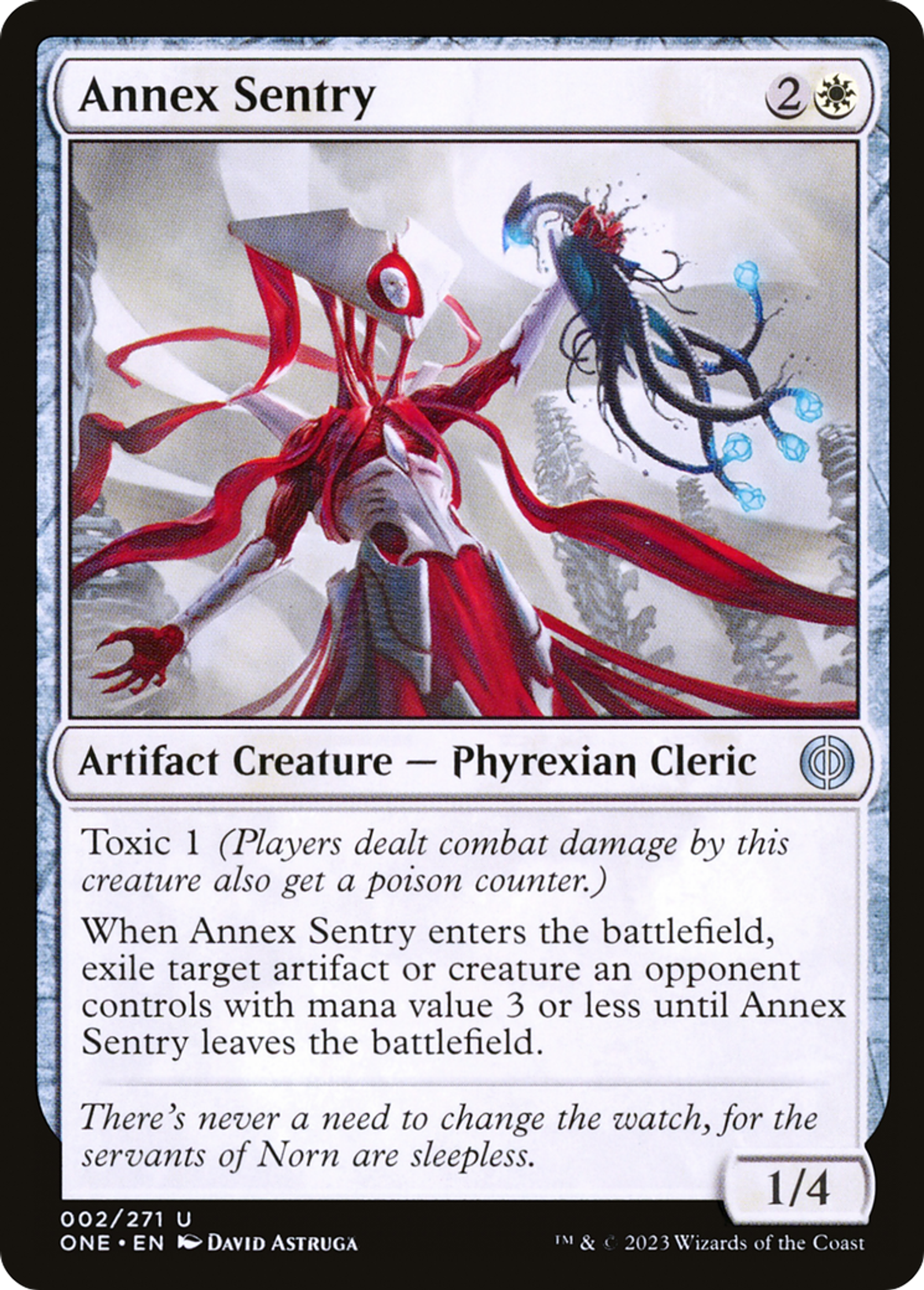 Sentinelle d'annexion — Phyrexia: All Will Be One — Magic: The Gathering