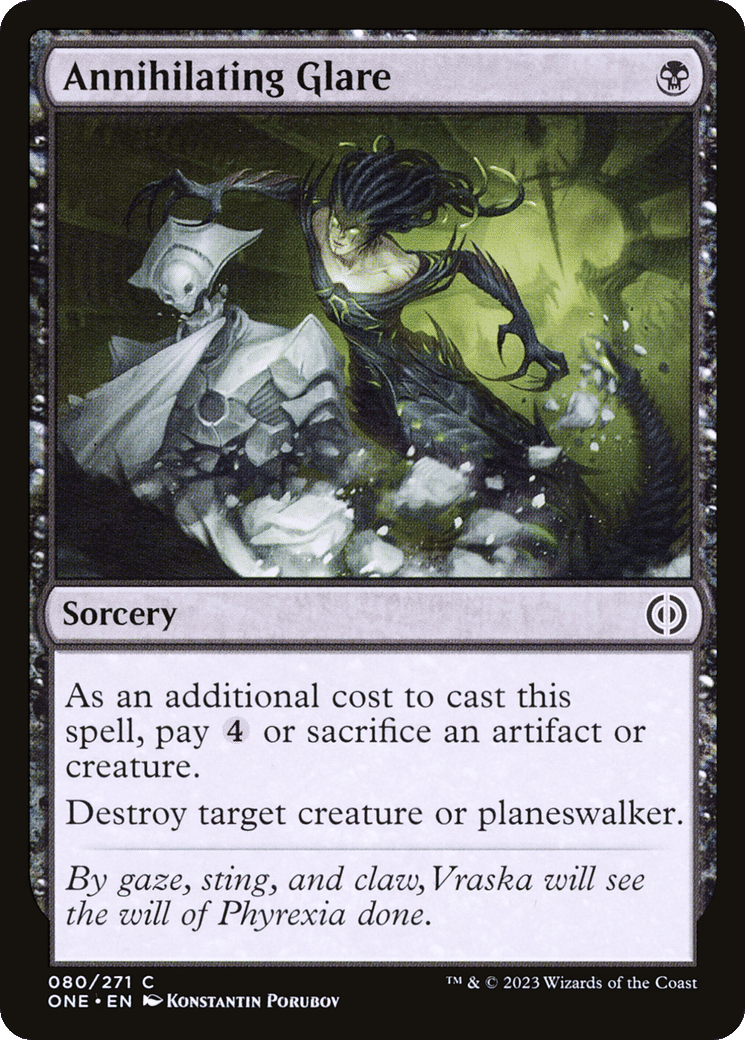 Annihilating Glare — Phyrexia: All Will Be One — Magic: The Gathering