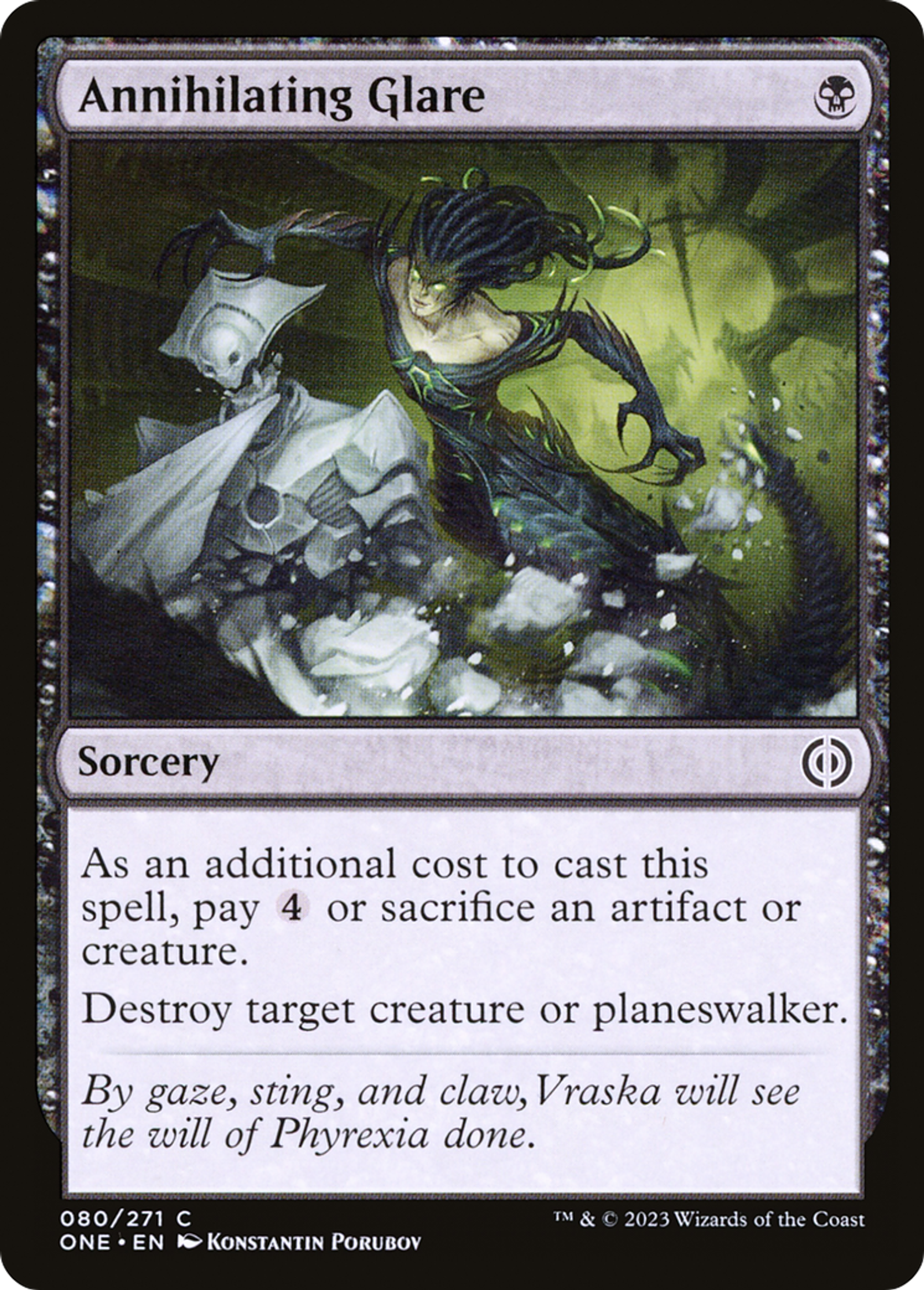 Regard annihilateur — Phyrexia: All Will Be One — Magic: The Gathering