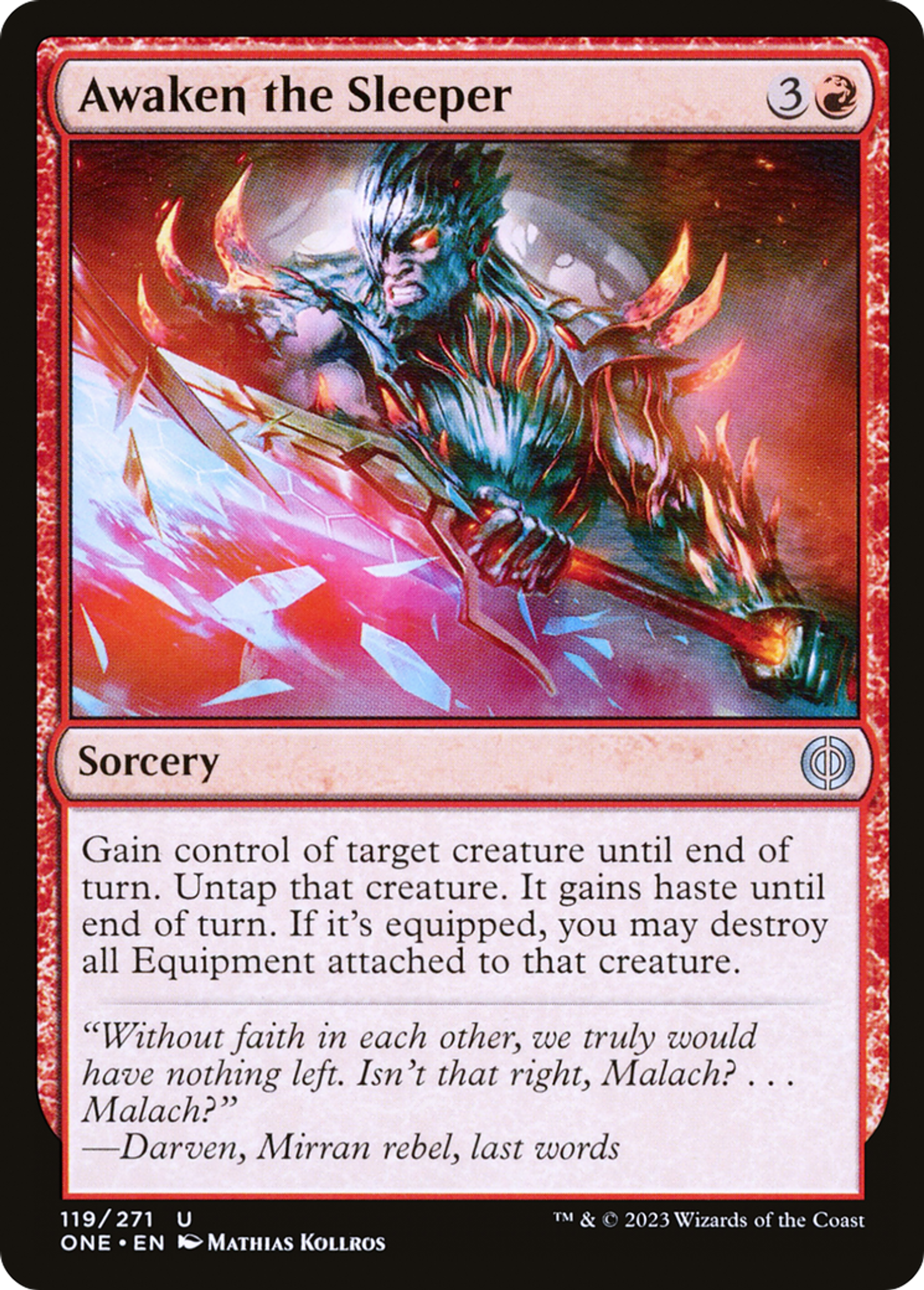Éveil du dormeur — Phyrexia: All Will Be One — Magic: The Gathering
