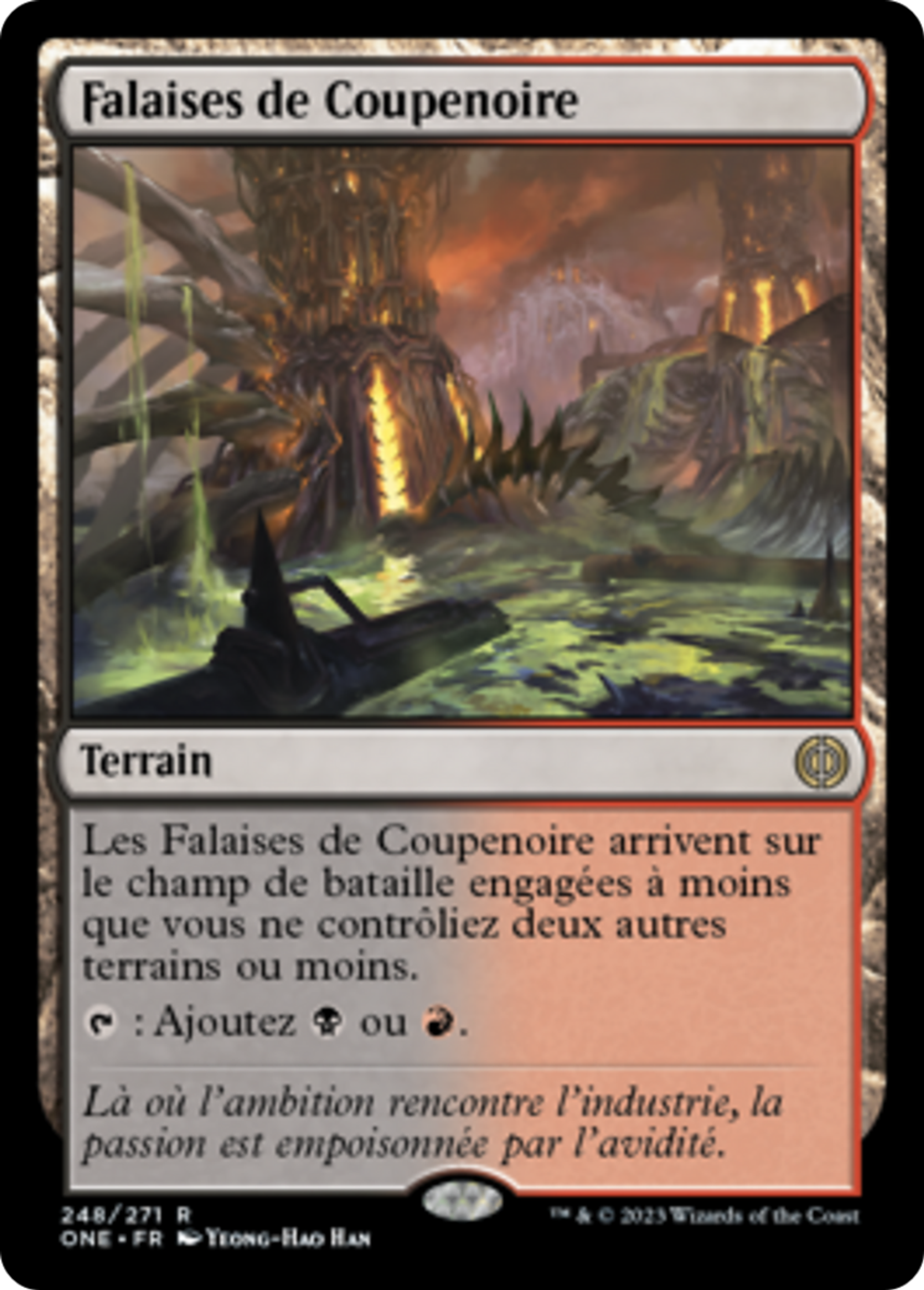 Falaises de Coupenoire — Phyrexia: All Will Be One — Magic: The Gathering