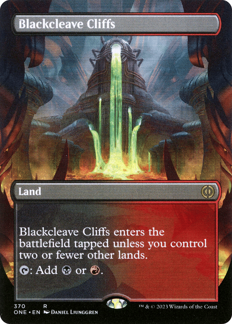 Blackcleave Cliffs — Phyrexia: All Will Be One — Magic: The Gathering