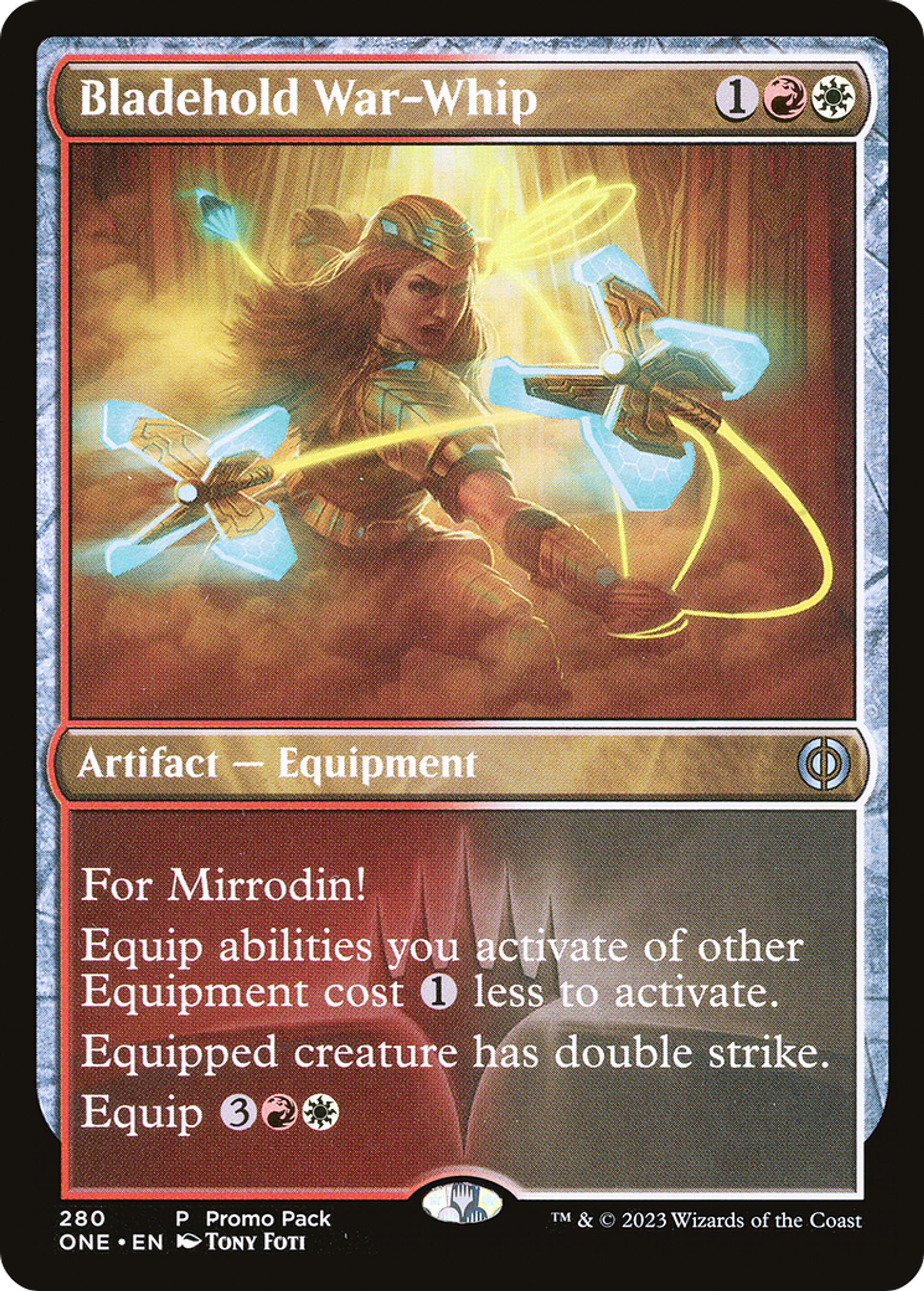 Fouet de guerre de Fortcoutel — Phyrexia: All Will Be One — Magic: The Gathering