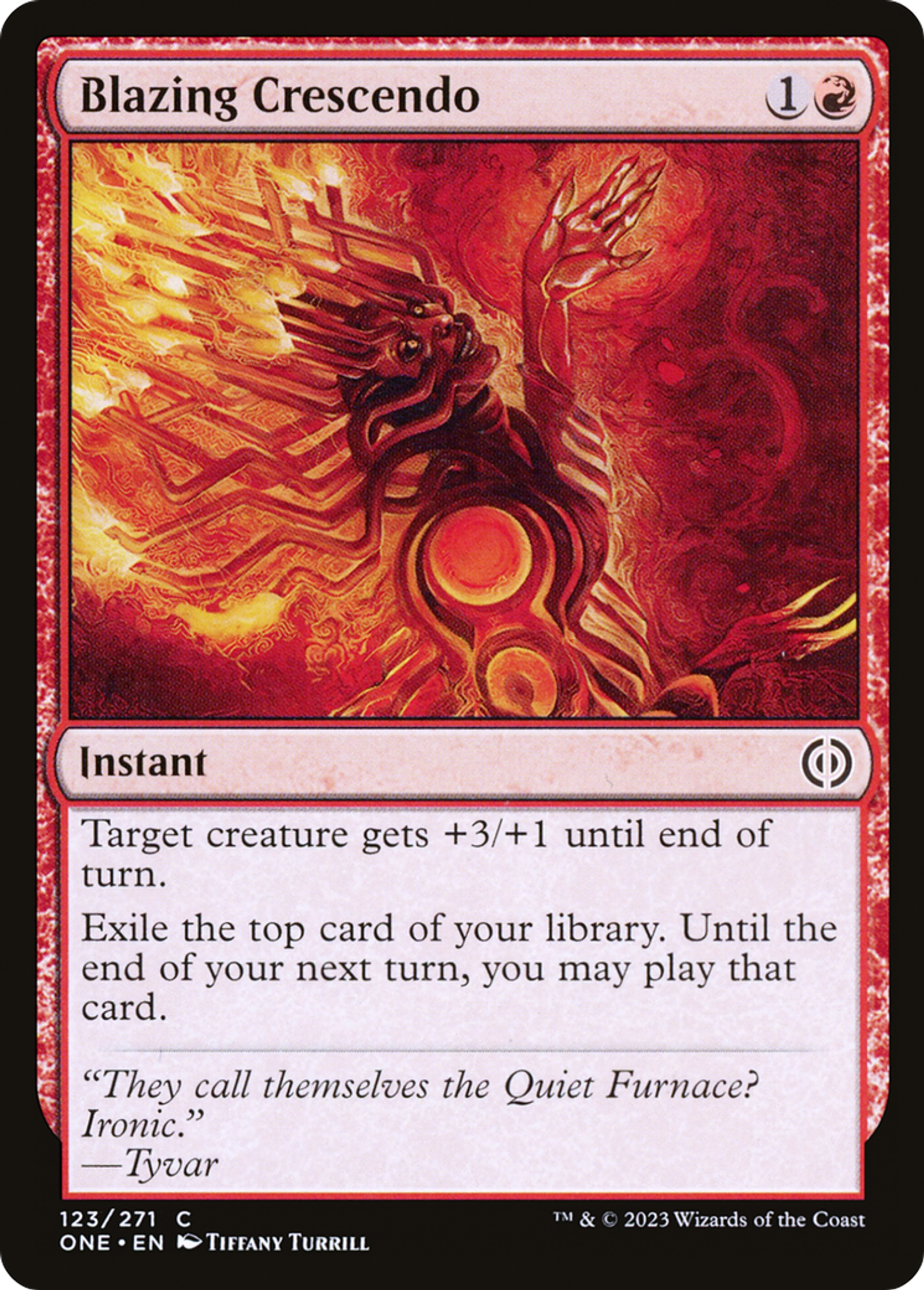 Crescendo brûlant — Phyrexia: All Will Be One — Magic: The Gathering
