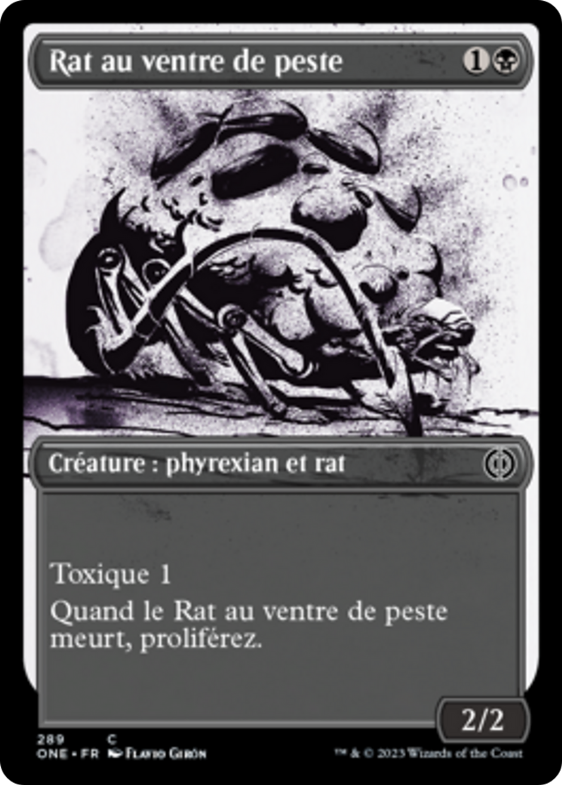 Rat au ventre de peste — Phyrexia: All Will Be One — Magic: The Gathering