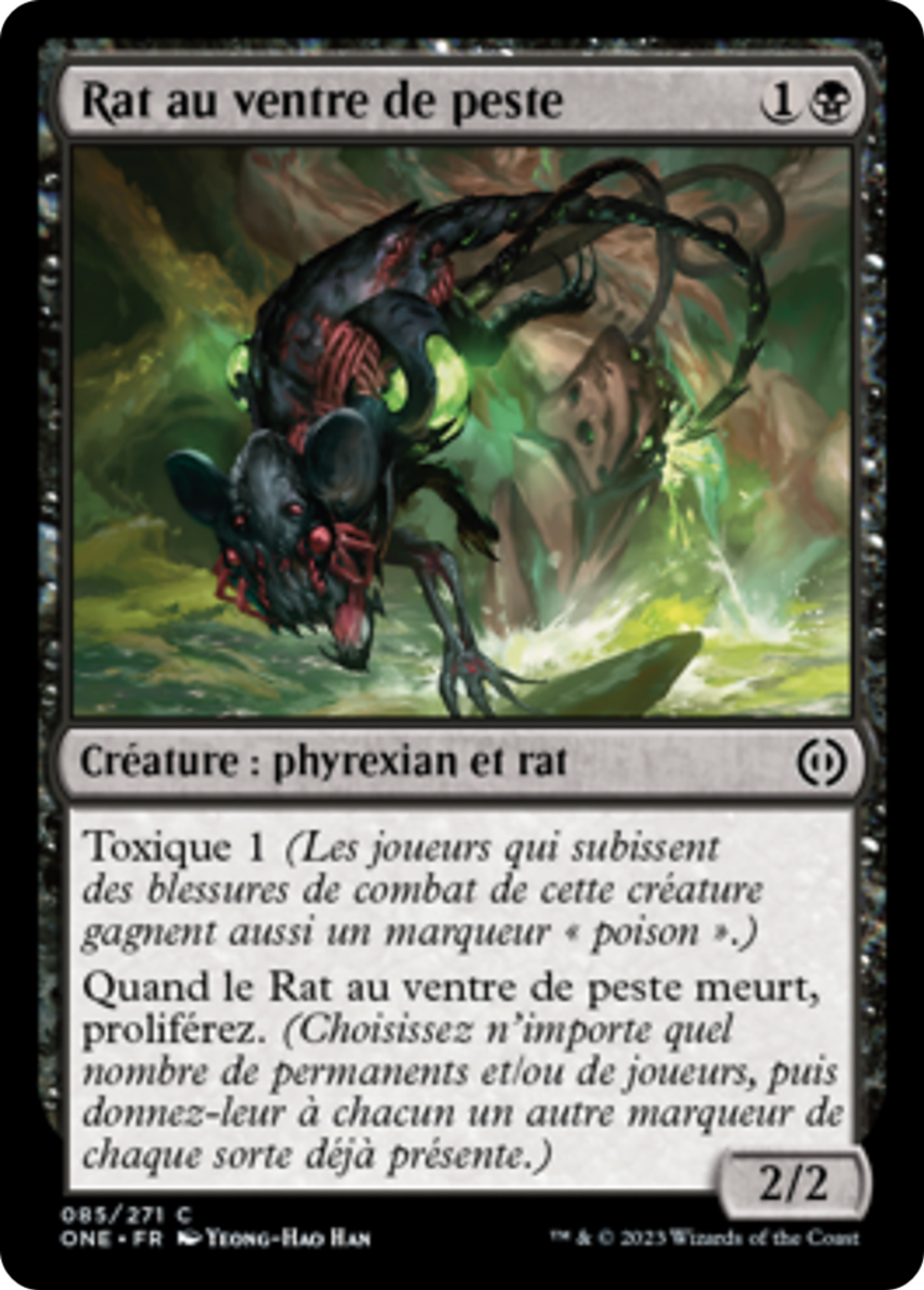 Rat au ventre de peste — Phyrexia: All Will Be One — Magic: The Gathering