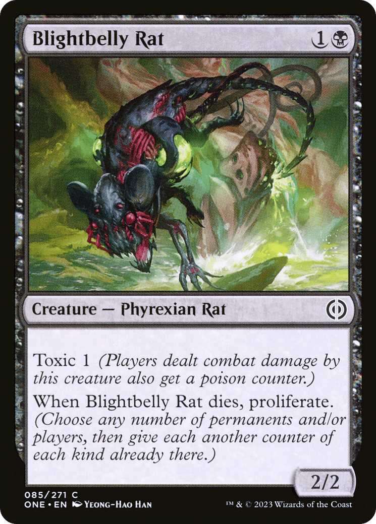 Blightbelly Rat — Phyrexia: All Will Be One — Magic: The Gathering