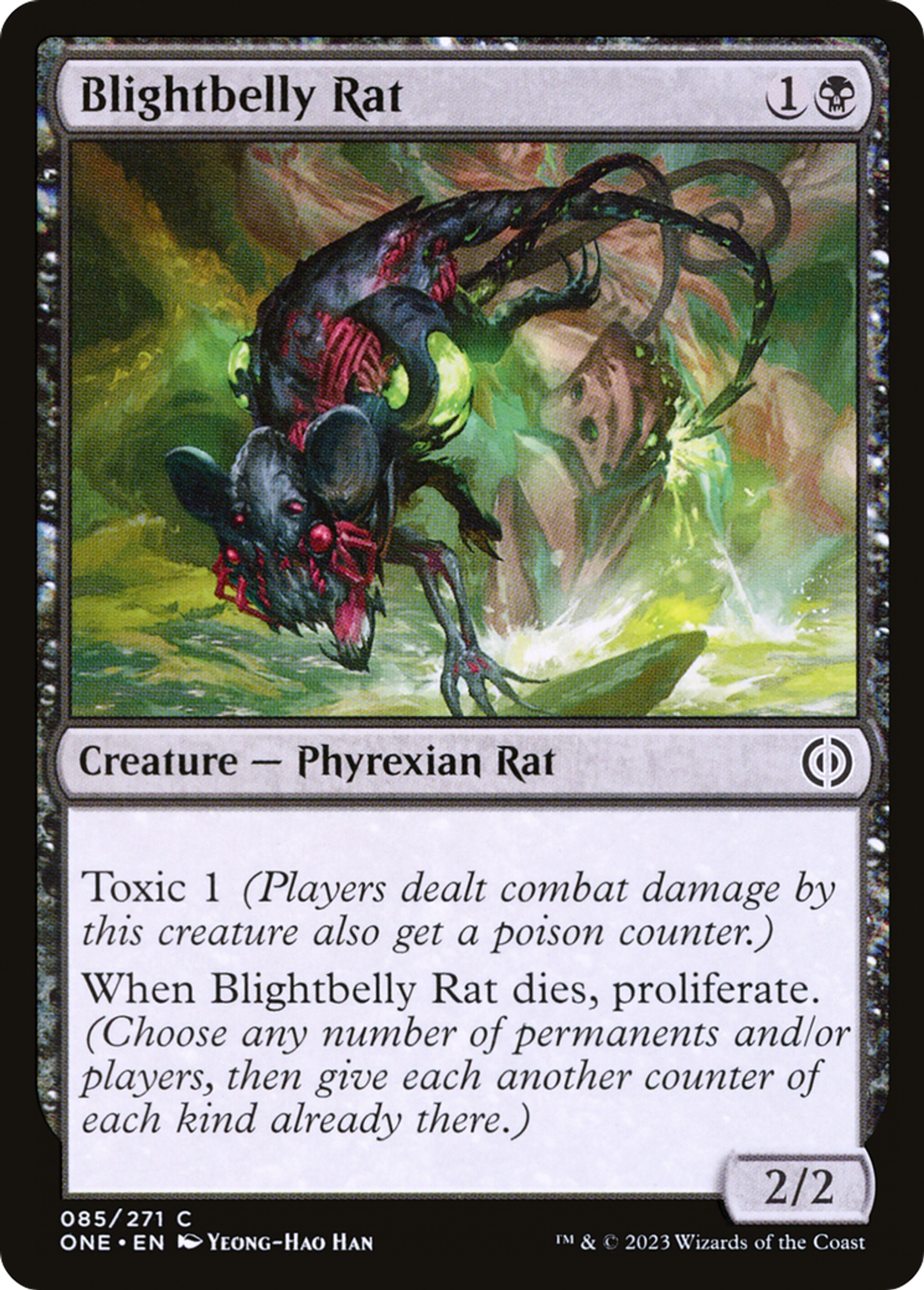 Rat au ventre de peste — Phyrexia: All Will Be One — Magic: The Gathering