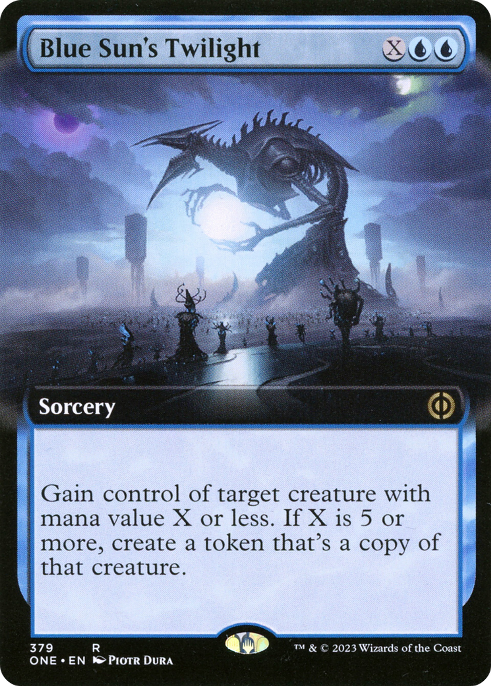 Crépuscule de Bleusoleil — Phyrexia: All Will Be One — Magic: The Gathering