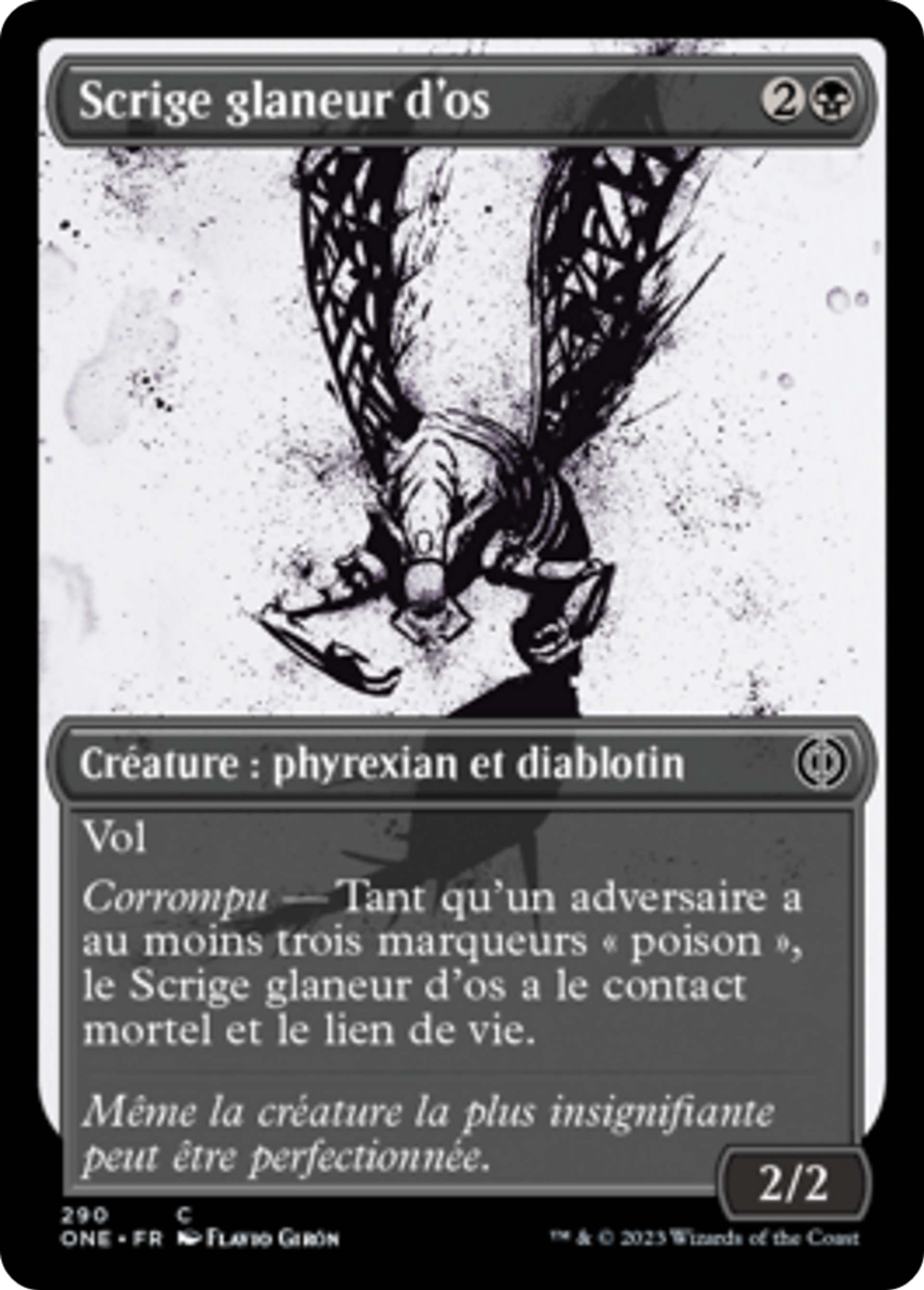 Scrige glaneur d'os — Phyrexia: All Will Be One — Magic: The Gathering