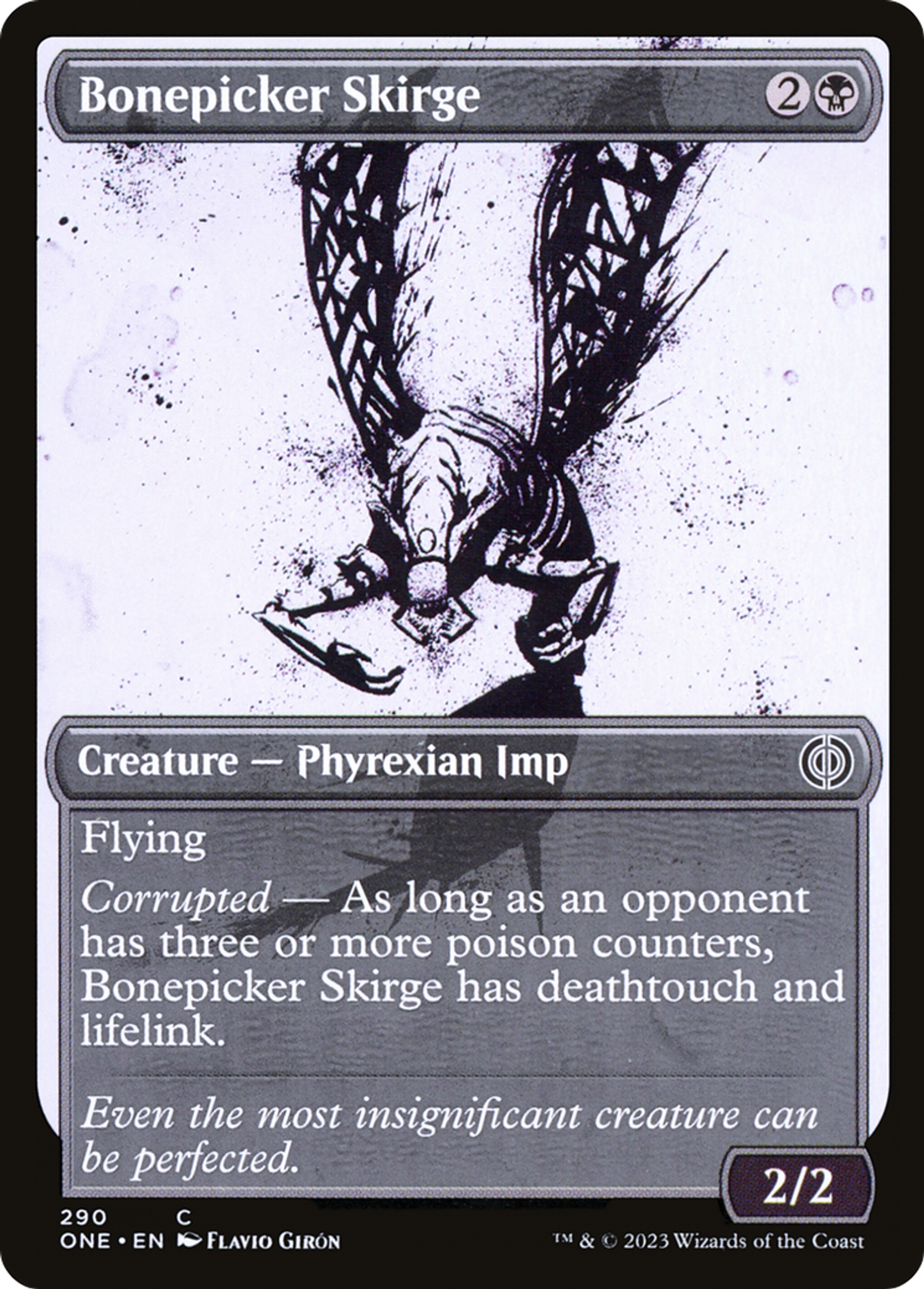 Scrige glaneur d'os — Phyrexia: All Will Be One — Magic: The Gathering