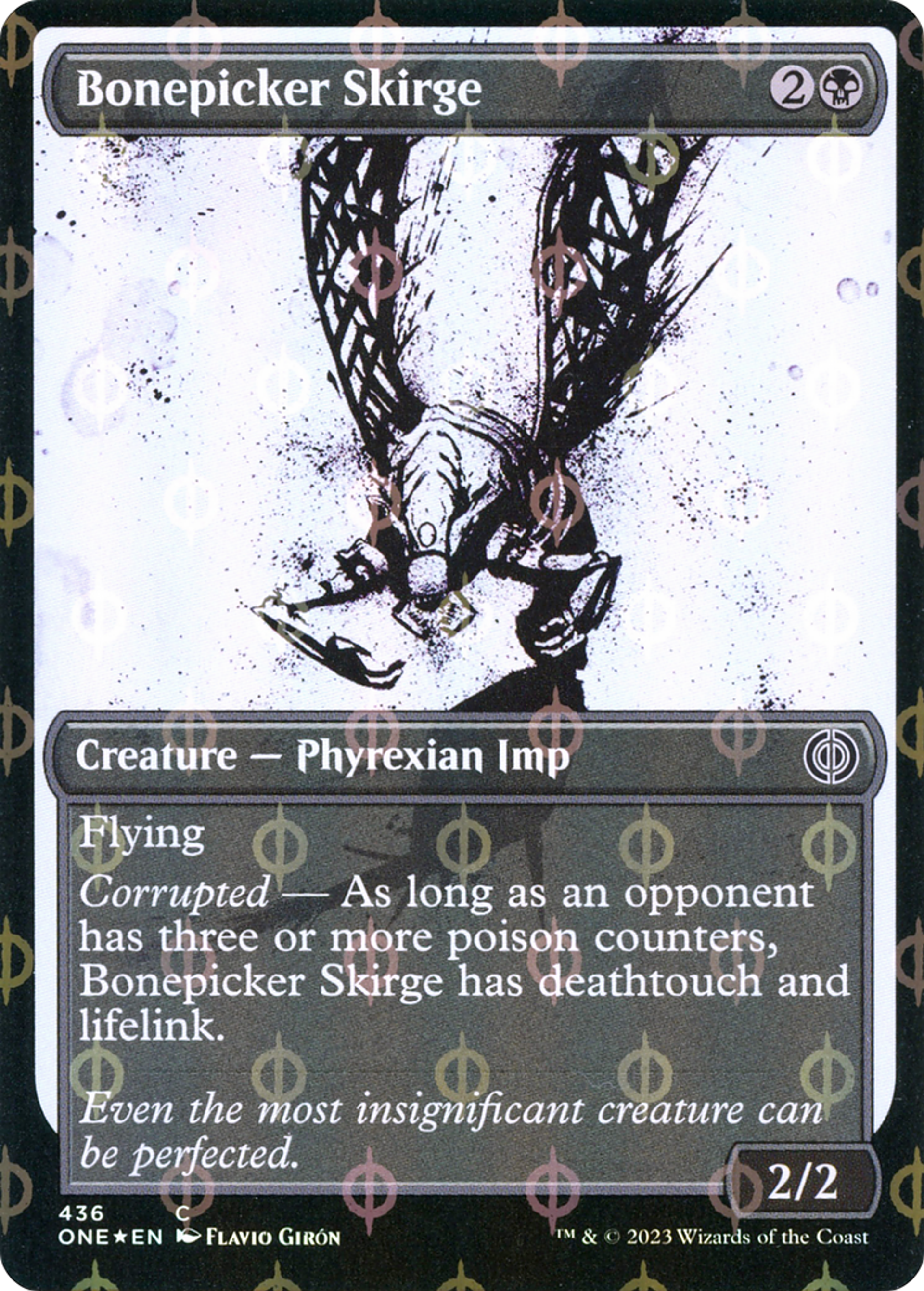 Scrige glaneur d'os — Phyrexia: All Will Be One — Magic: The Gathering