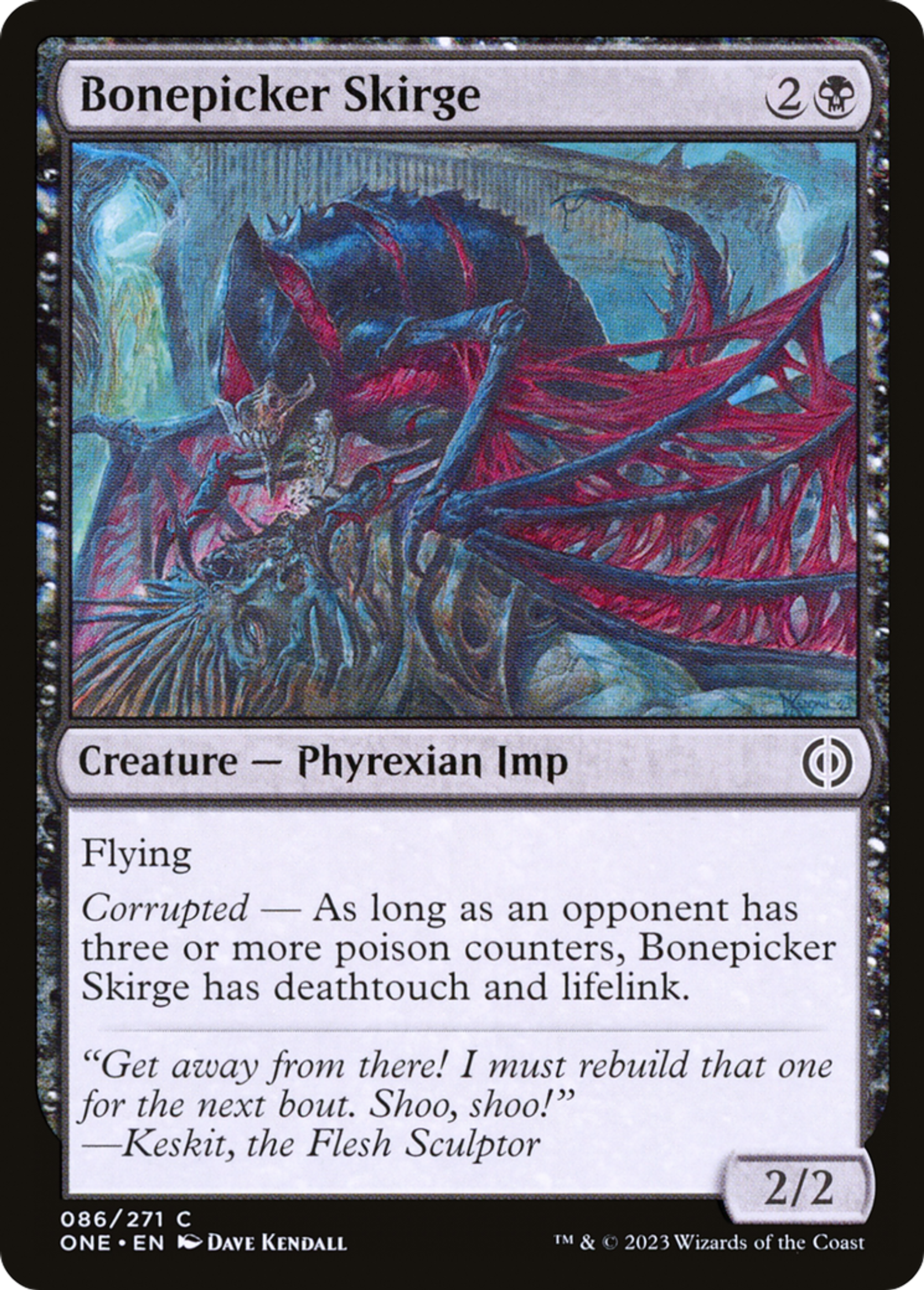 Scrige glaneur d'os — Phyrexia: All Will Be One — Magic: The Gathering