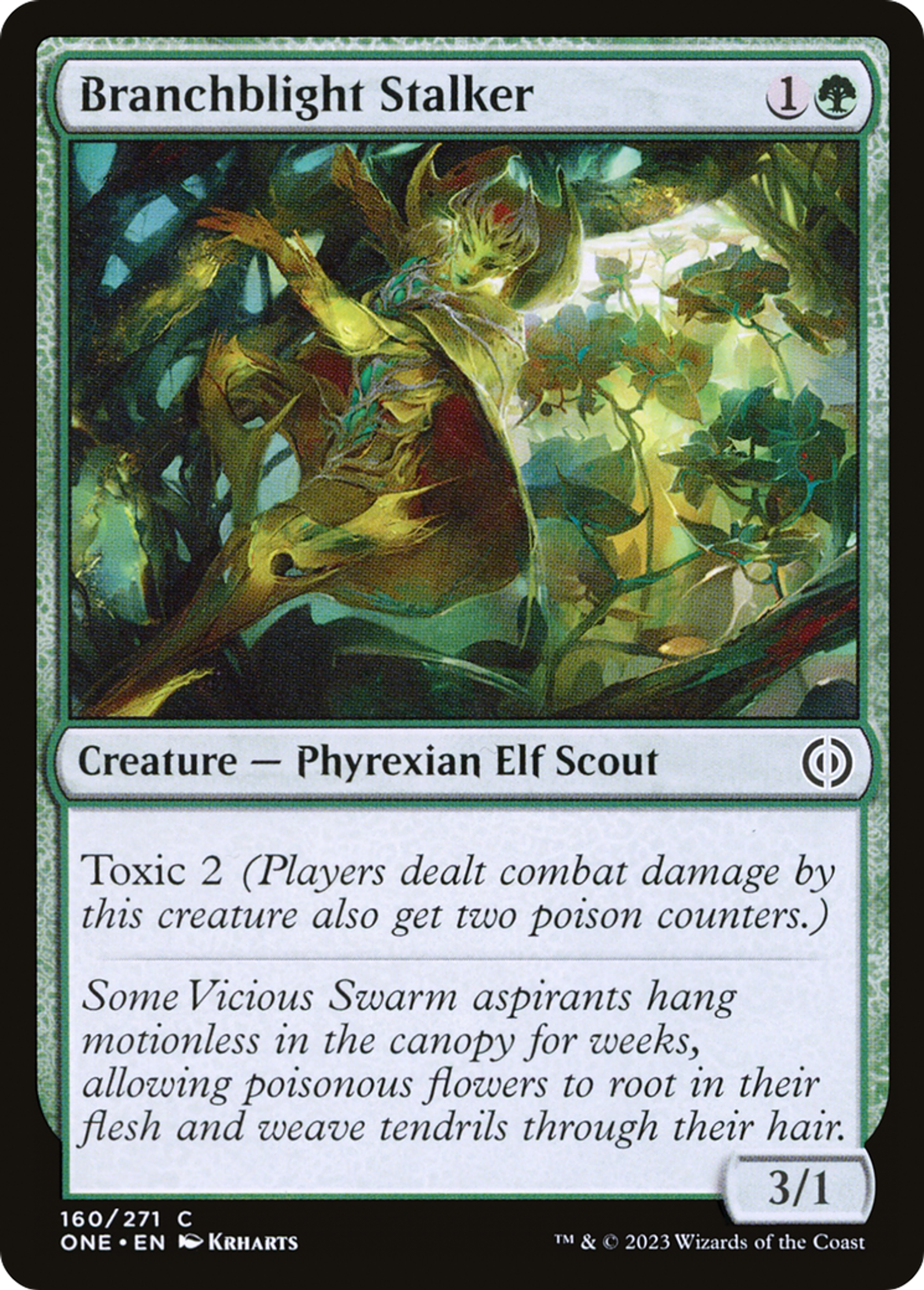 Pisteuse pestebranche — Phyrexia: All Will Be One — Magic: The Gathering