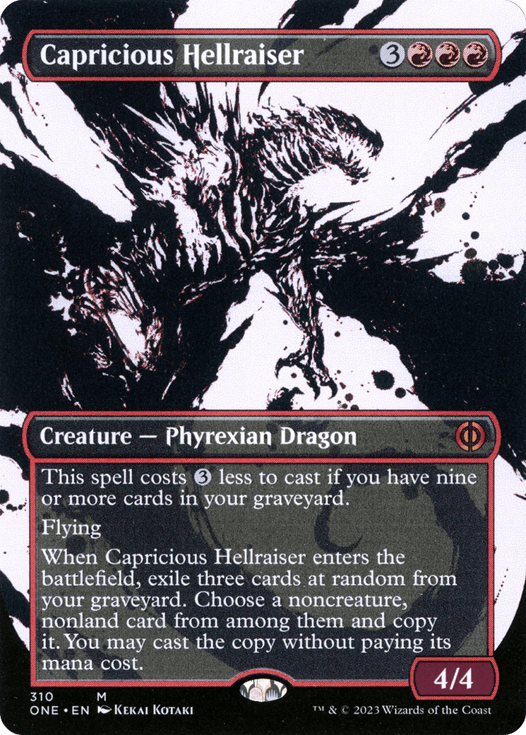 Capricious Hellraiser — Phyrexia: All Will Be One — Magic: The Gathering