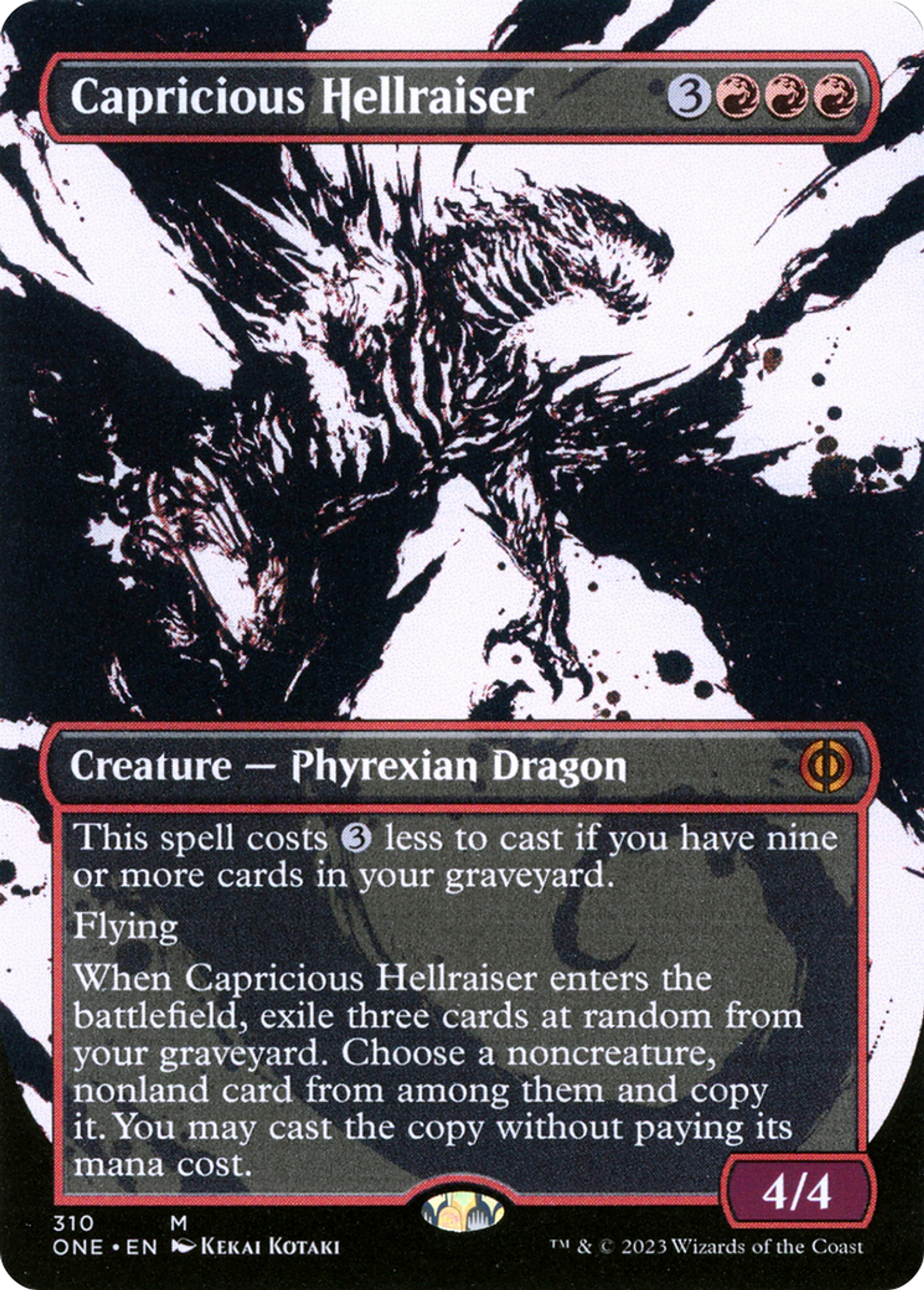 Capricious Hellraiser — Phyrexia: All Will Be One — Magic: The Gathering