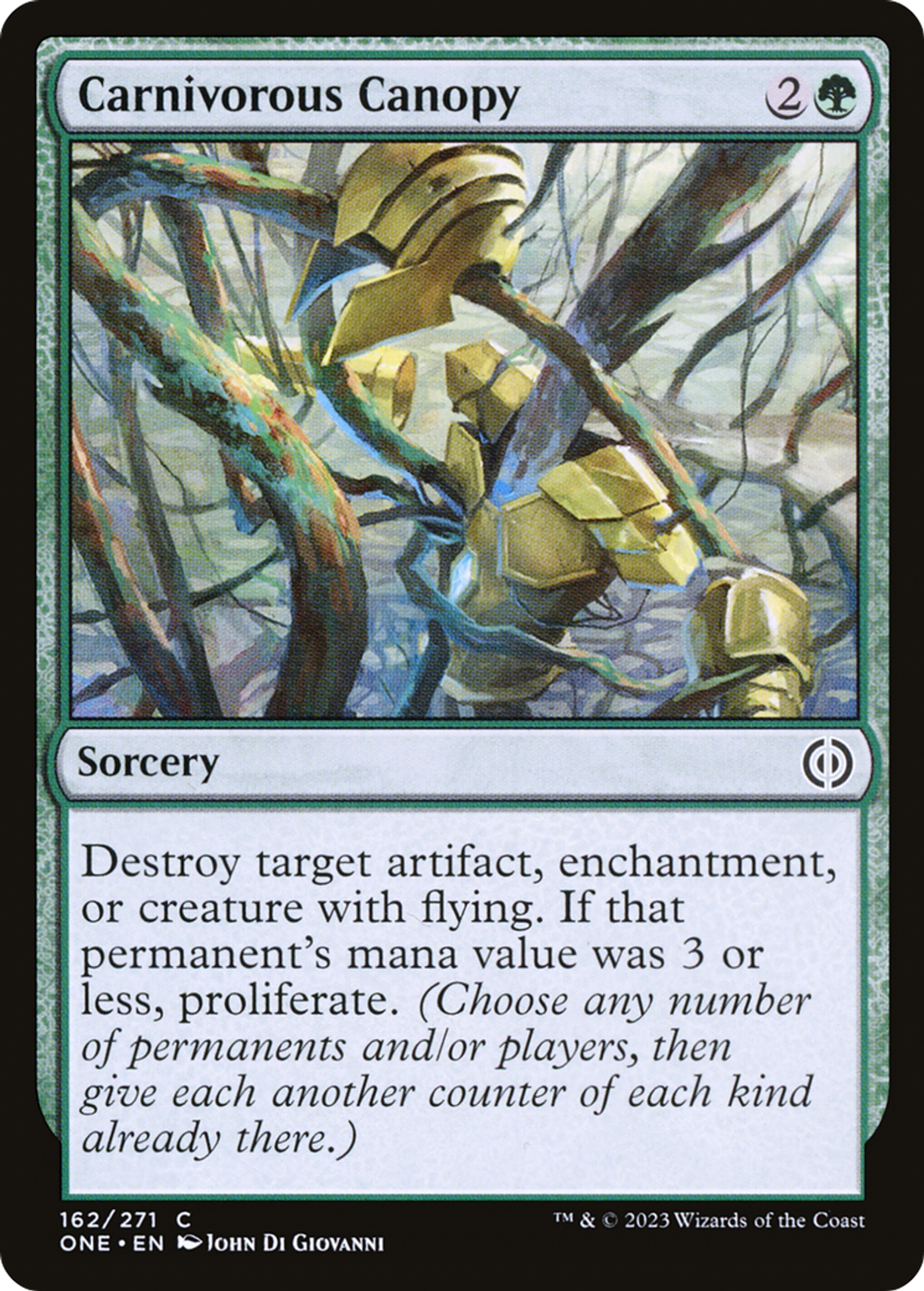Canopée carnivore — Phyrexia: All Will Be One — Magic: The Gathering