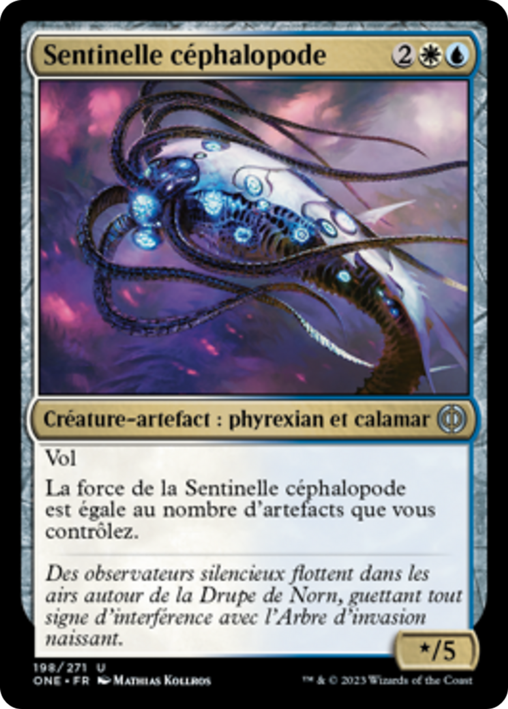 Sentinelle céphalopode — Phyrexia: All Will Be One — Magic: The Gathering