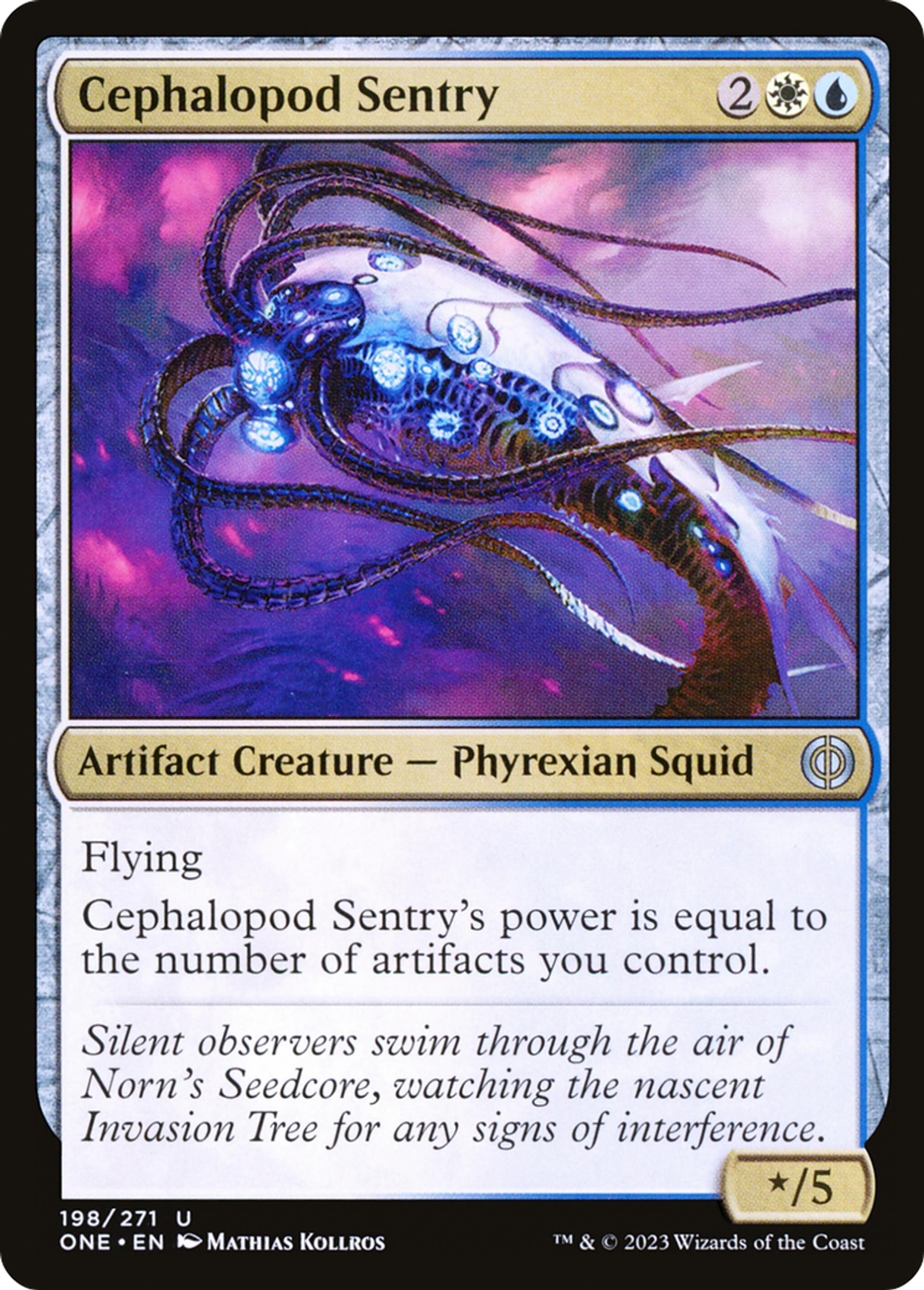 Sentinelle céphalopode — Phyrexia: All Will Be One — Magic: The Gathering