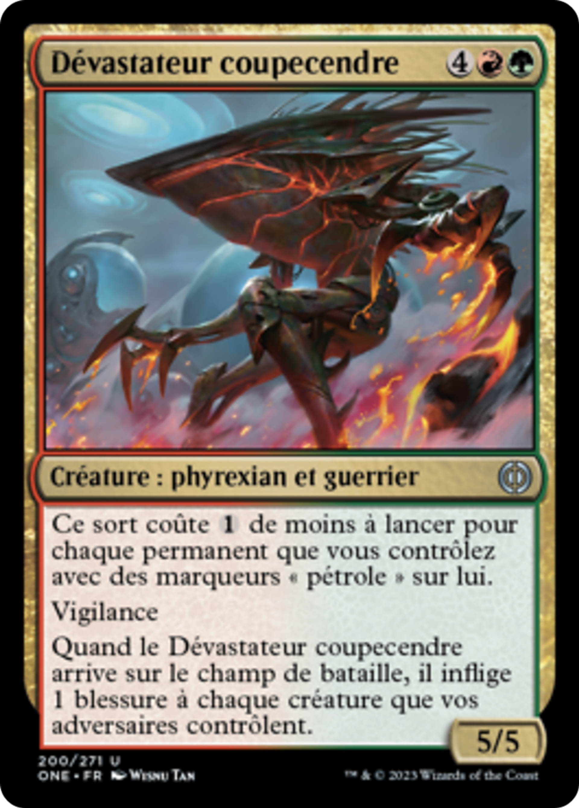 Dévastateur coupecendre — Phyrexia: All Will Be One — Magic: The Gathering