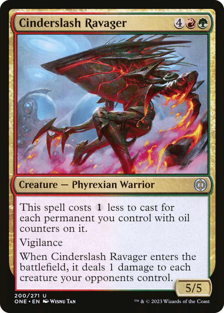 Cinderslash Ravager — Phyrexia: All Will Be One — Magic: The Gathering