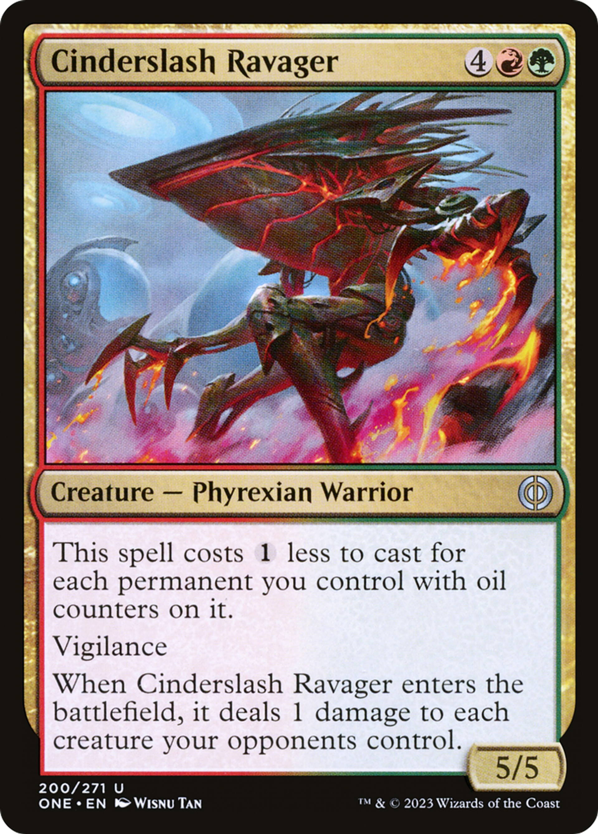 Dévastateur coupecendre — Phyrexia: All Will Be One — Magic: The Gathering
