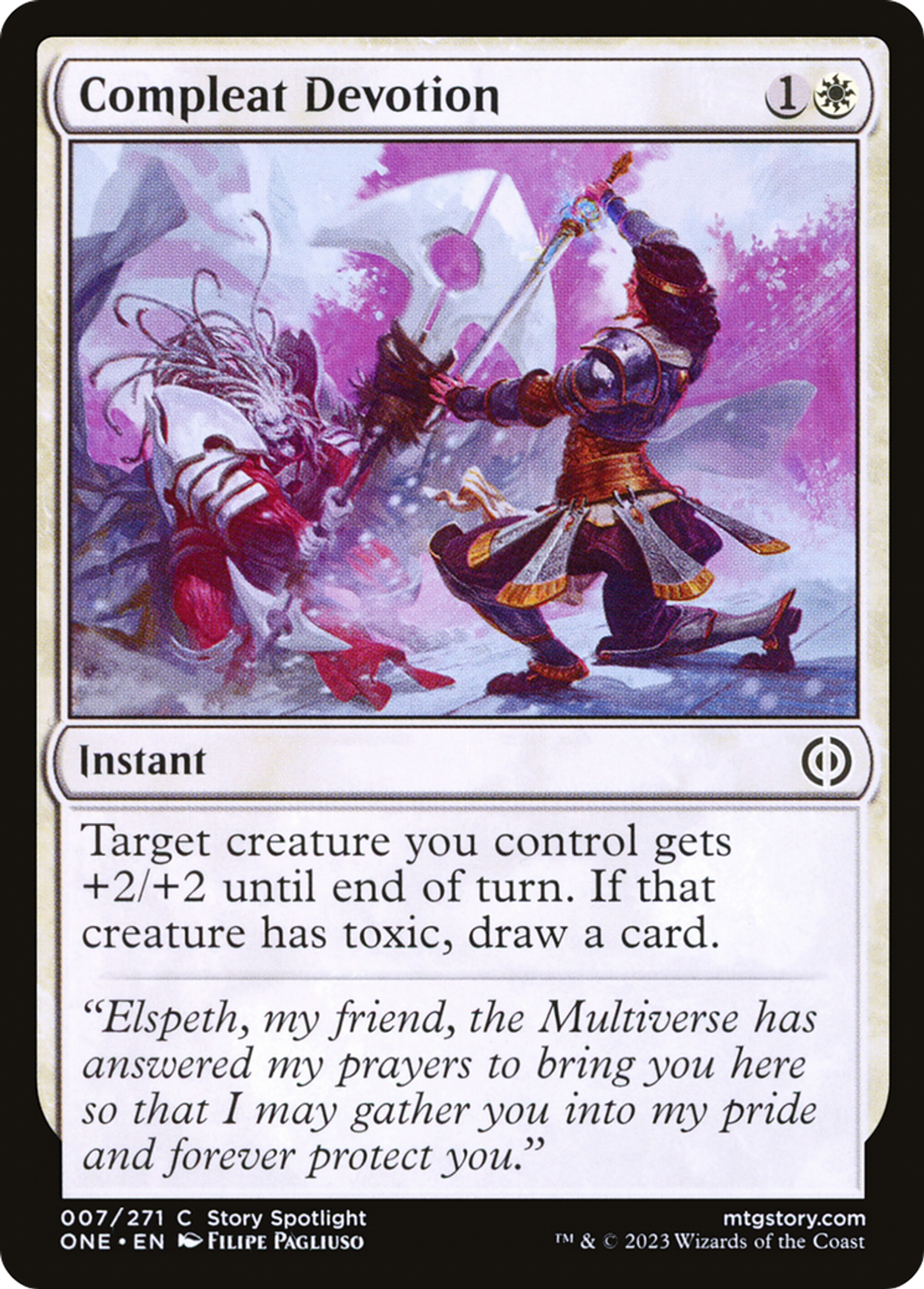 Dévotion parachevée — Phyrexia: All Will Be One — Magic: The Gathering